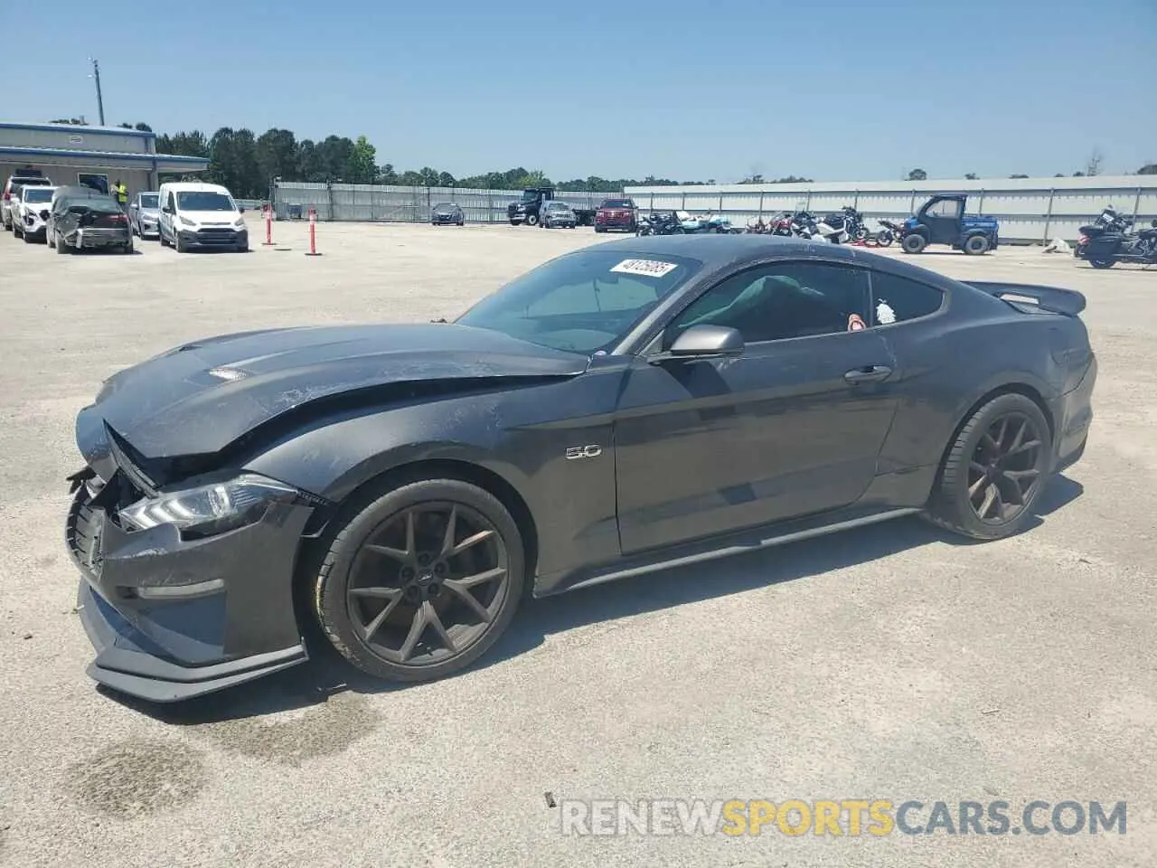 1 fotografías del automóvil dañado 1FA6P8CF4K5184455 FORD MUSTANG 2019