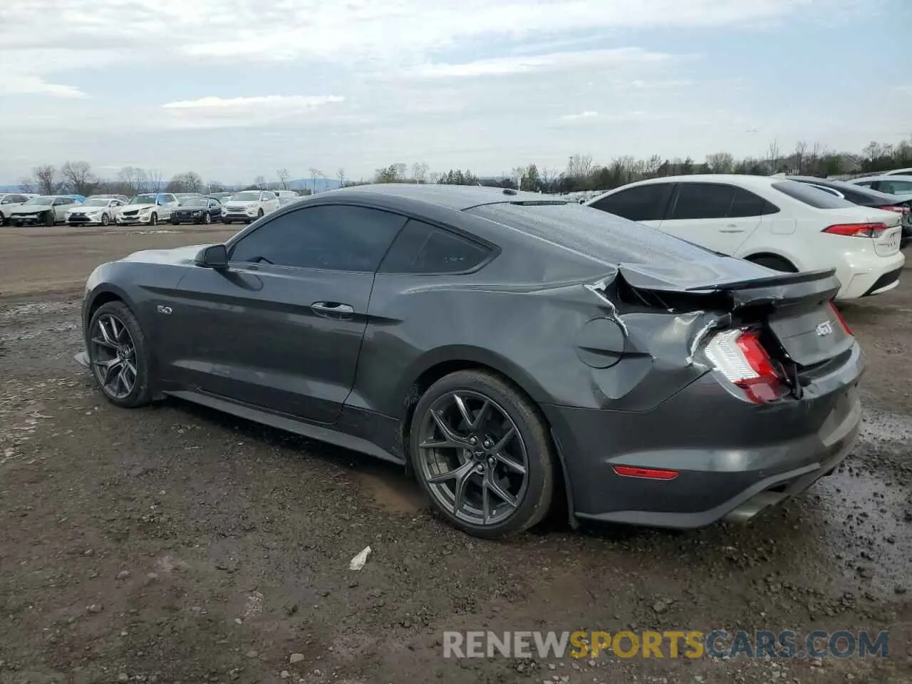 2 fotografías del automóvil dañado 1FA6P8CF4K5195312 FORD MUSTANG 2019