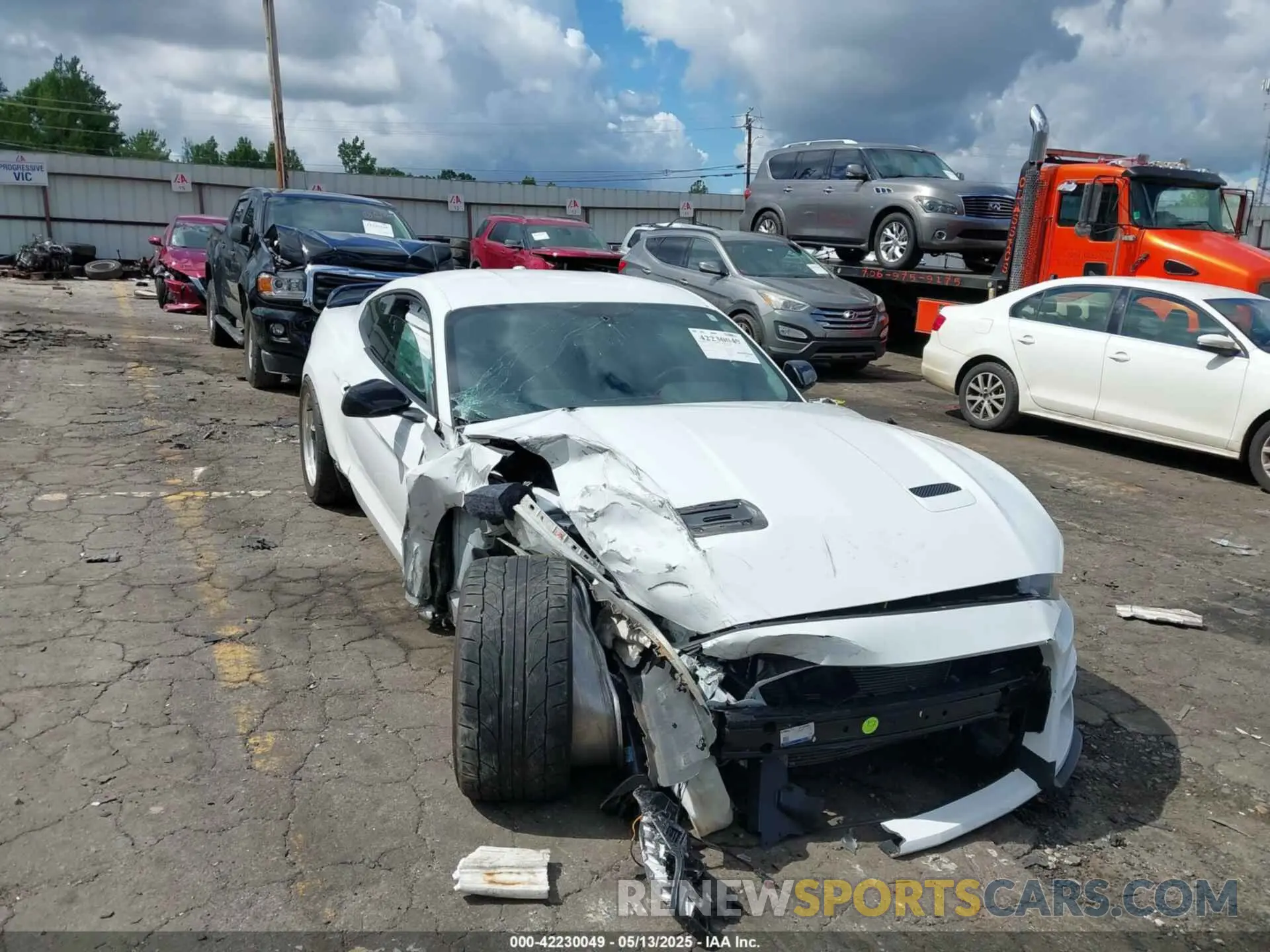 1 fotografías del automóvil dañado 1FA6P8CF4K5203151 FORD MUSTANG 2019