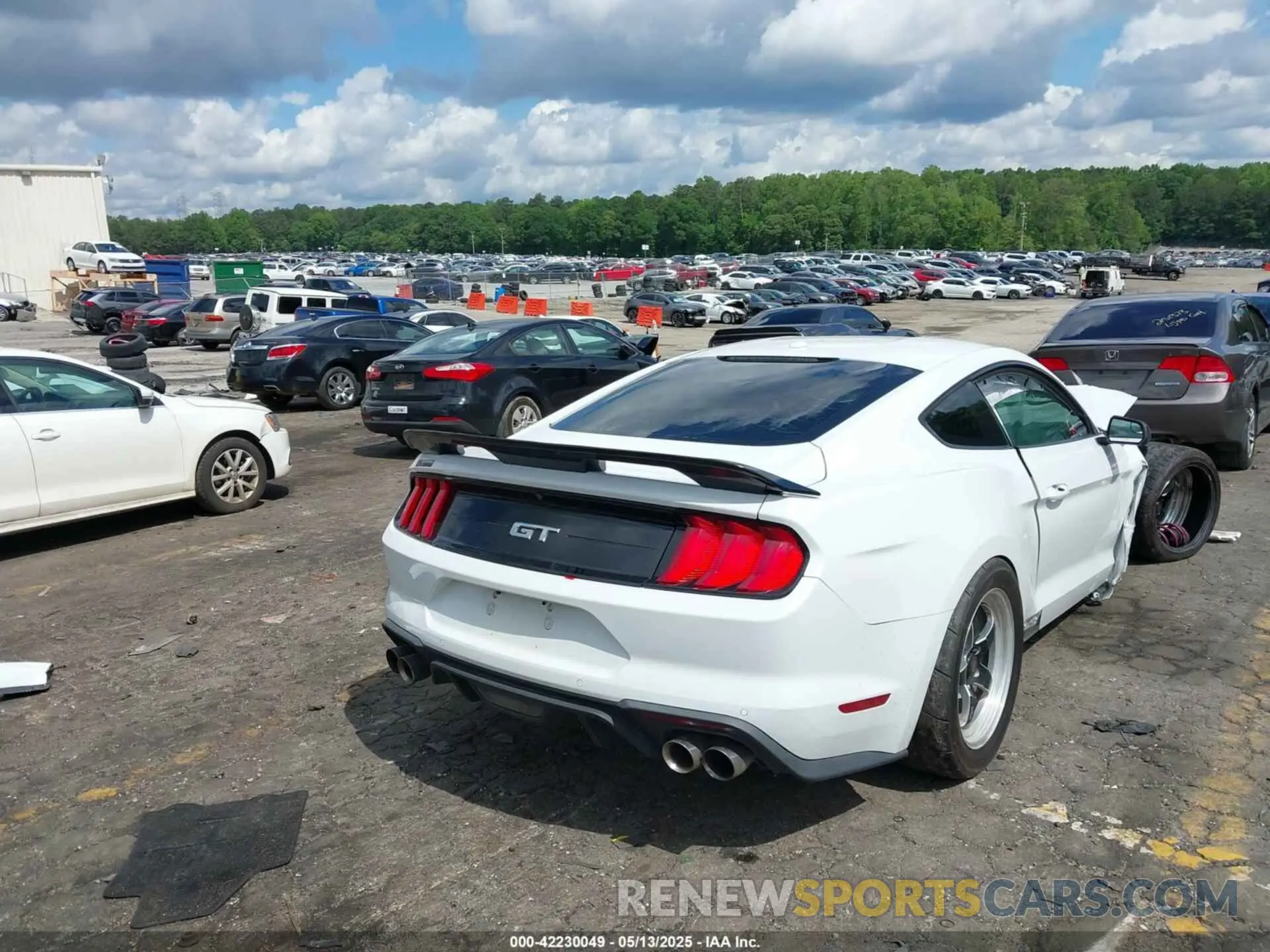 4 fotografías del automóvil dañado 1FA6P8CF4K5203151 FORD MUSTANG 2019
