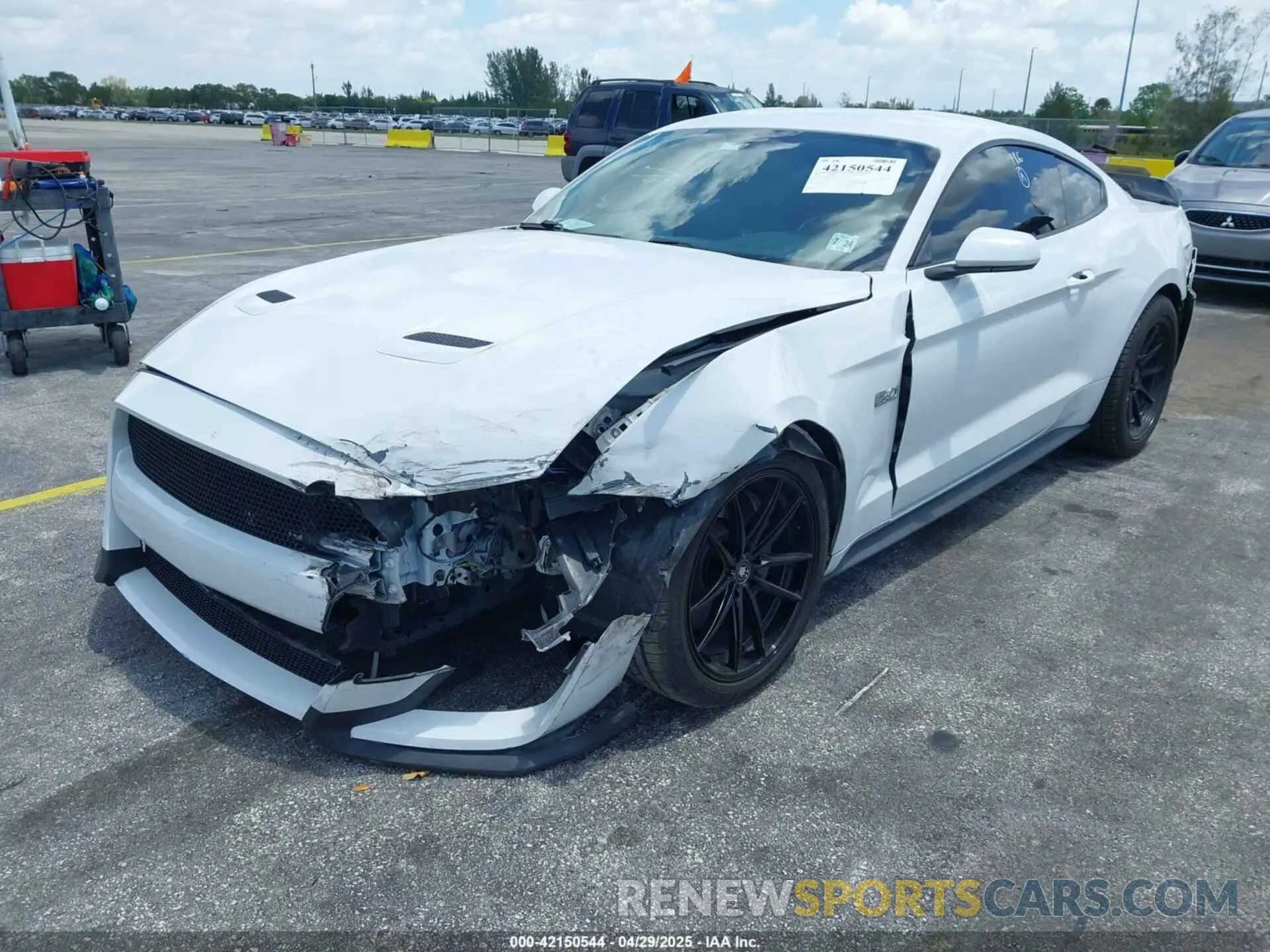 6 fotografías del automóvil dañado 1FA6P8CF6K5121986 FORD MUSTANG 2019