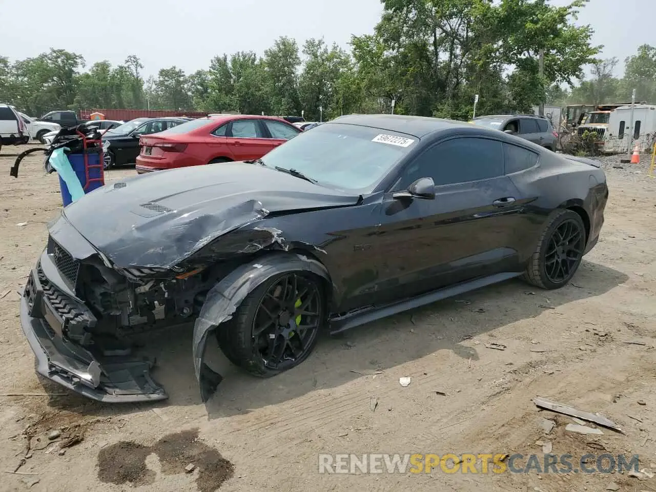 1 fotografías del automóvil dañado 1FA6P8CF6K5142224 FORD MUSTANG 2019