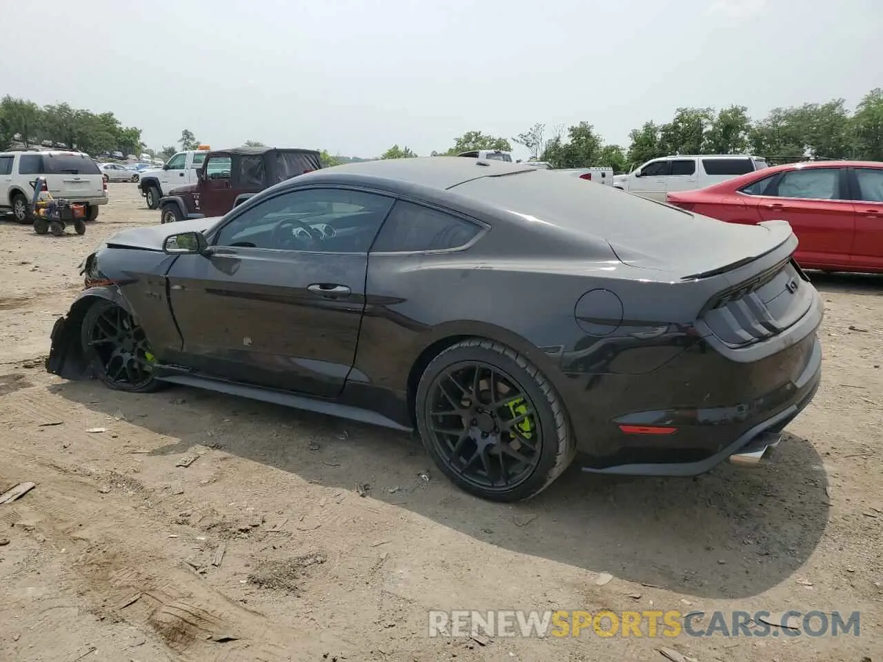 2 fotografías del automóvil dañado 1FA6P8CF6K5142224 FORD MUSTANG 2019
