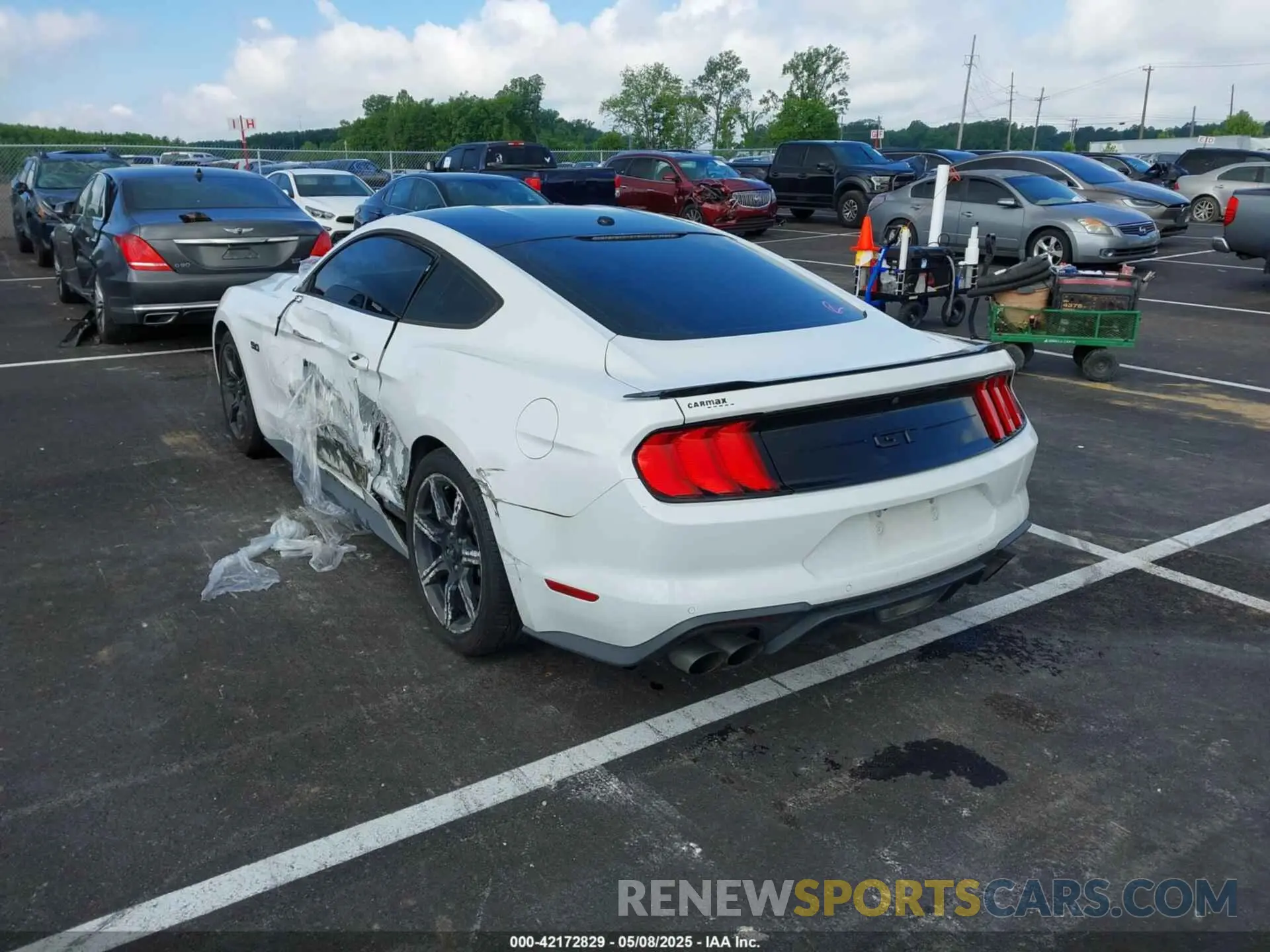 3 fotografías del automóvil dañado 1FA6P8CF6K5173649 FORD MUSTANG 2019