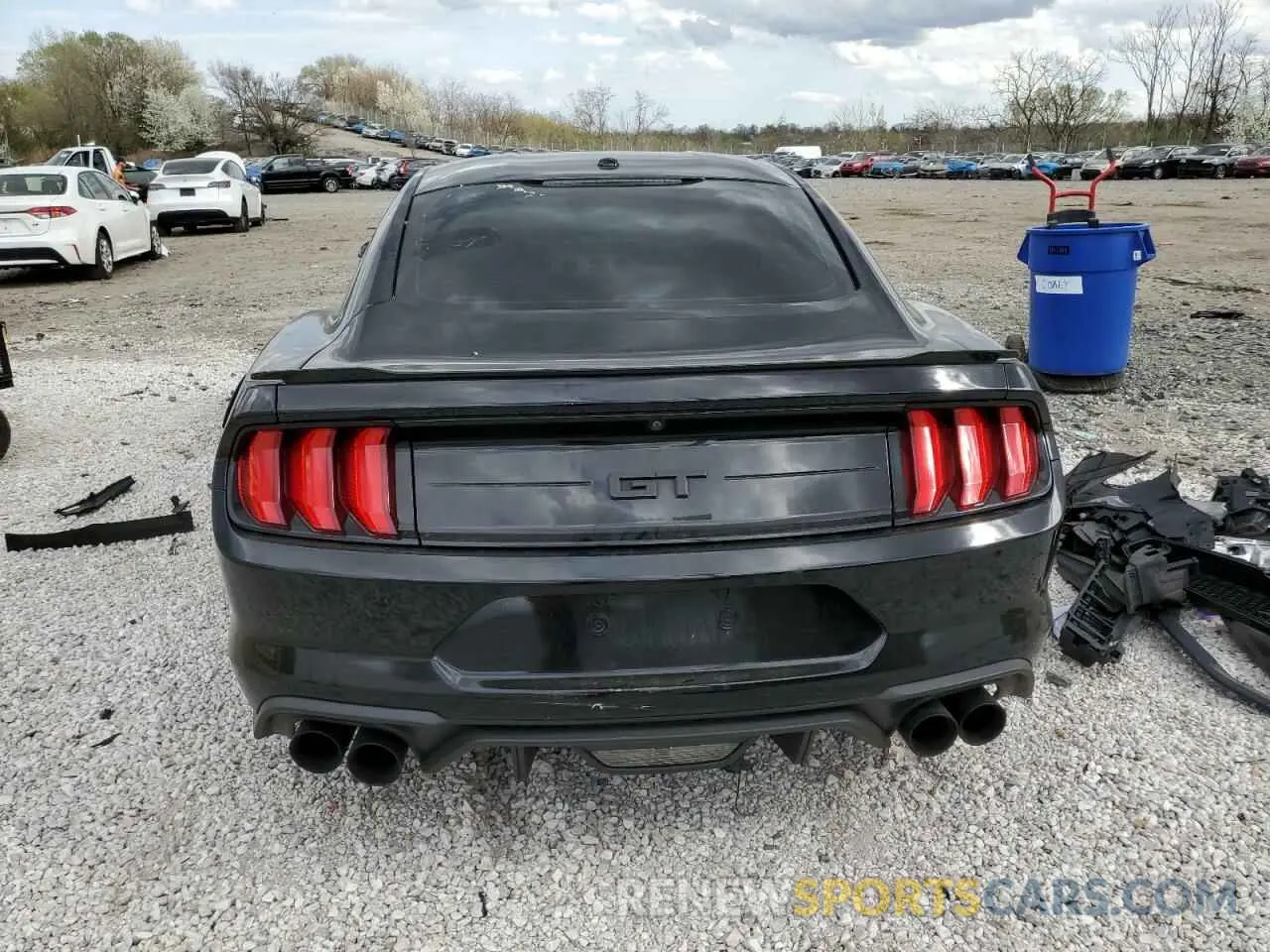 6 fotografías del automóvil dañado 1FA6P8CF6K5200705 FORD MUSTANG 2019