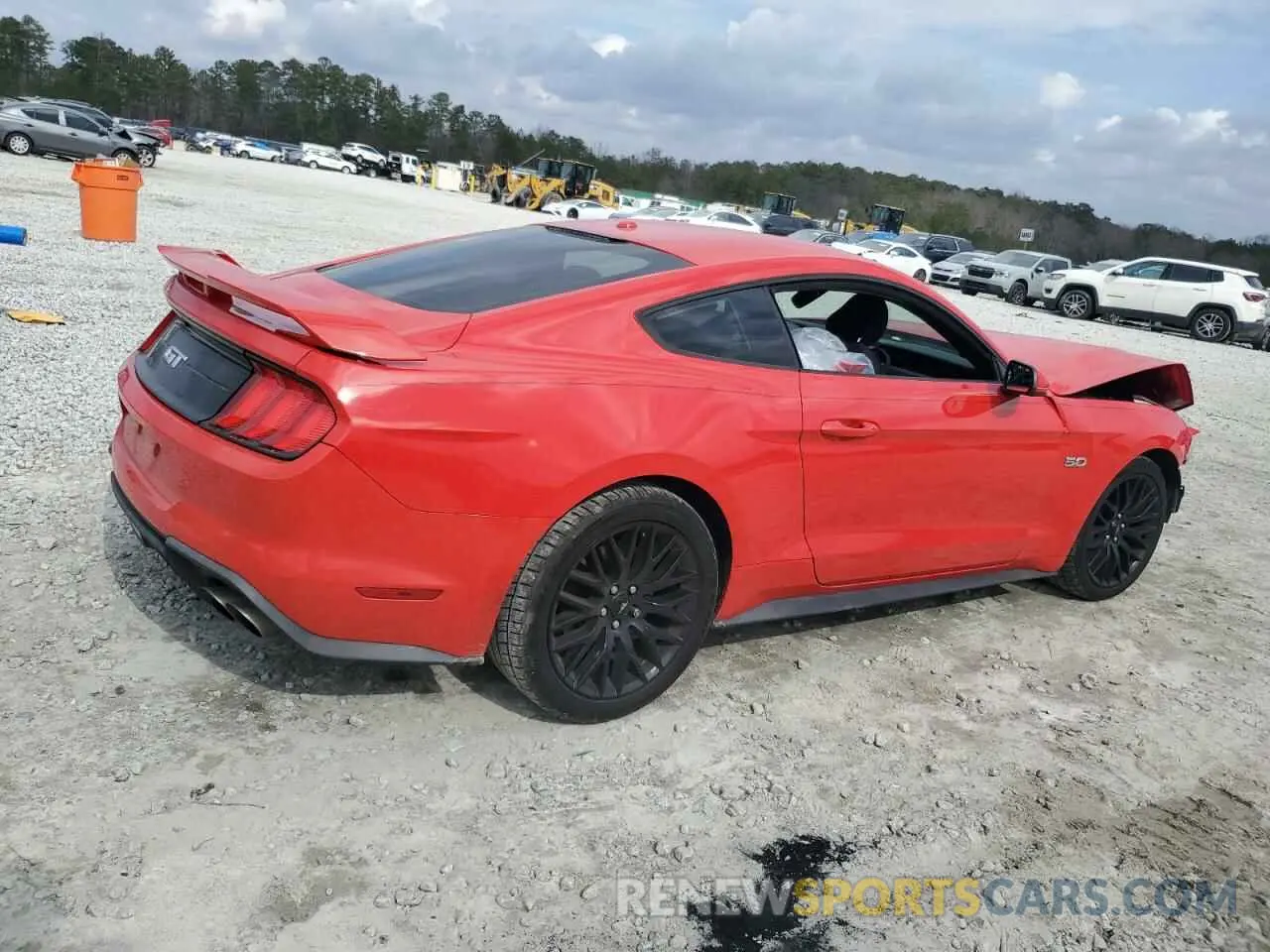 3 fotografías del automóvil dañado 1FA6P8CF7K5196244 FORD MUSTANG 2019