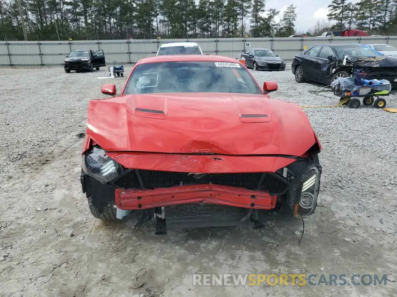 5 fotografías del automóvil dañado 1FA6P8CF7K5196244 FORD MUSTANG 2019