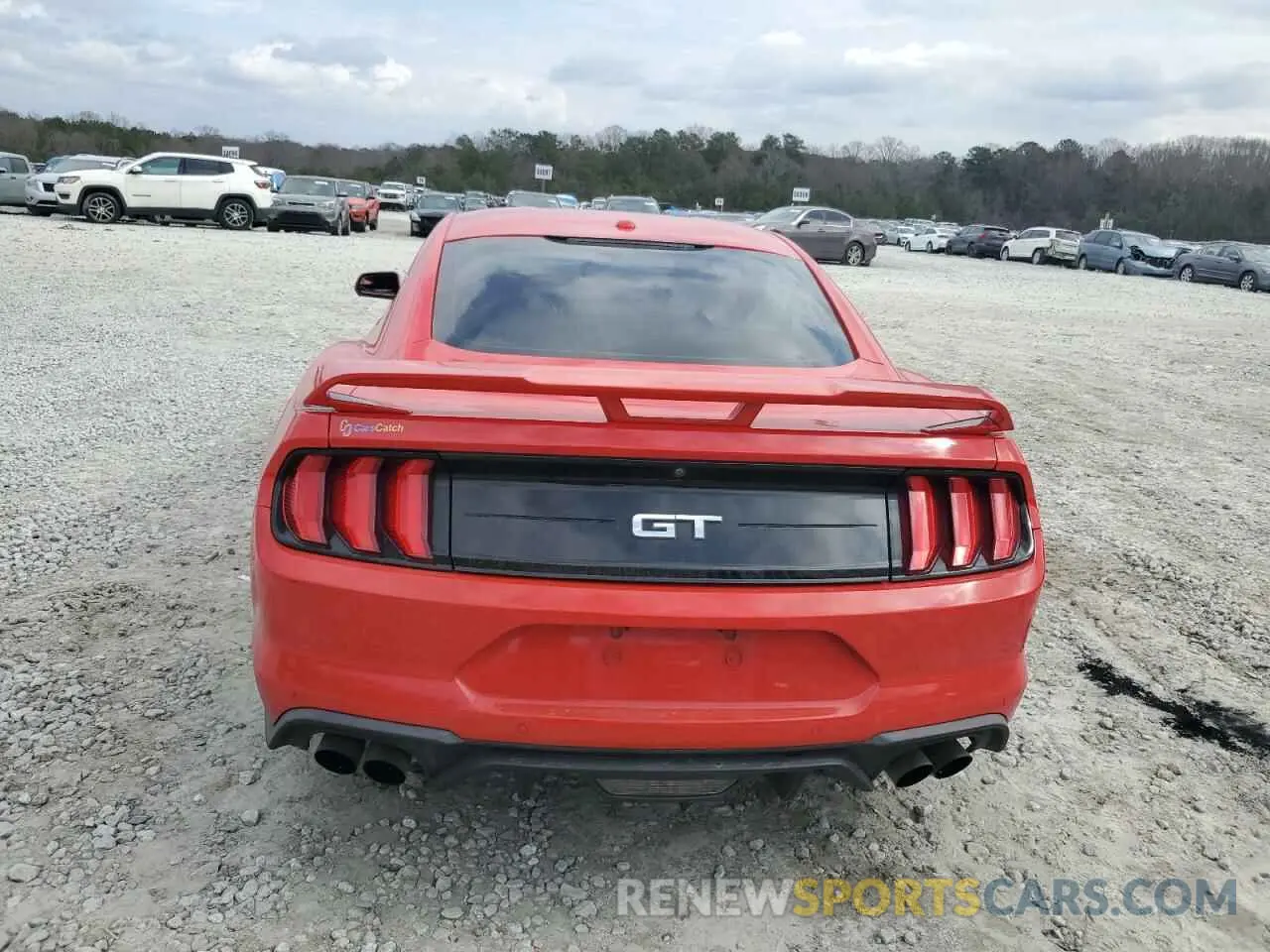 6 fotografías del automóvil dañado 1FA6P8CF7K5196244 FORD MUSTANG 2019