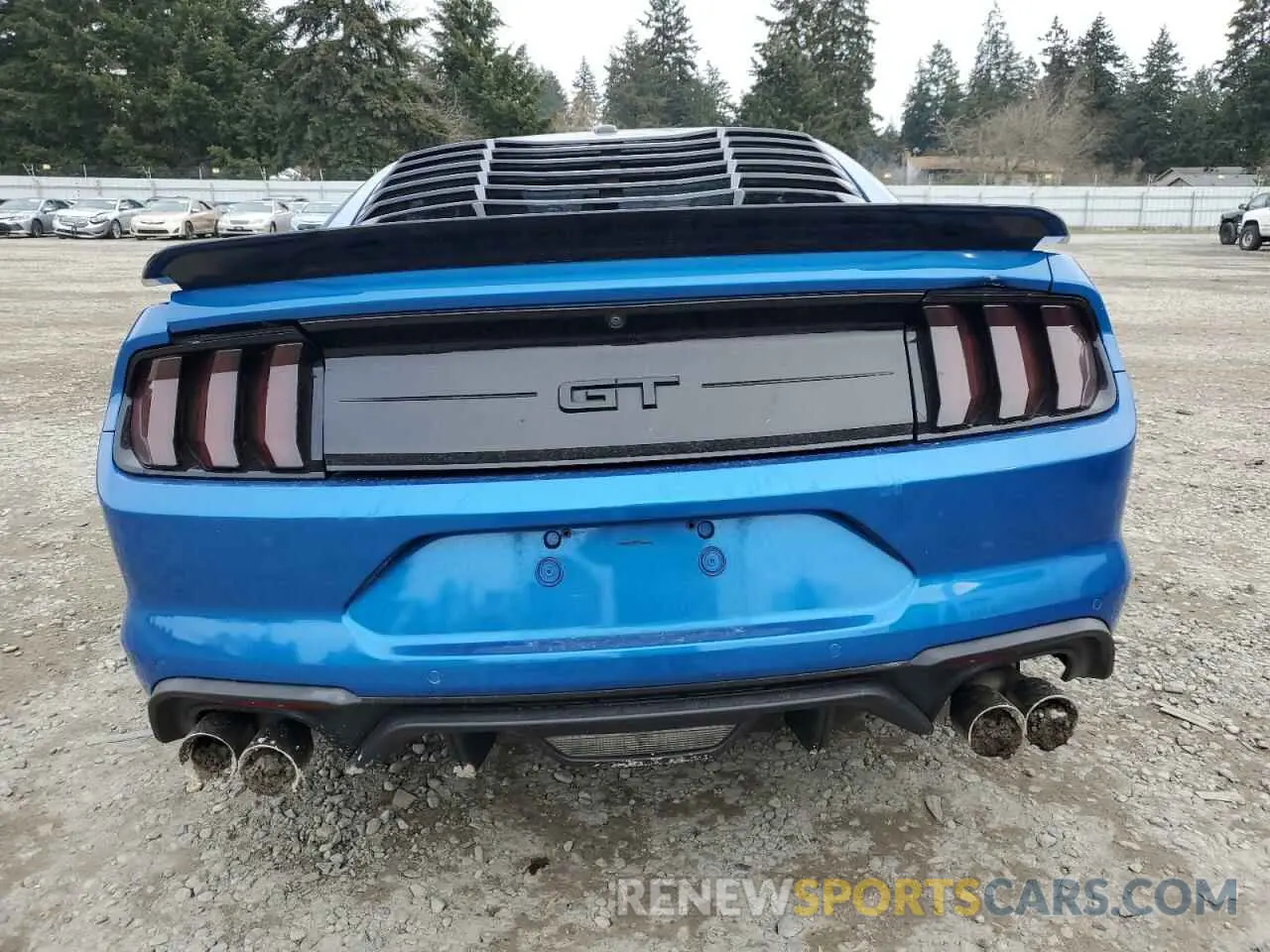 6 fotografías del automóvil dañado 1FA6P8CF8K5203637 FORD MUSTANG 2019