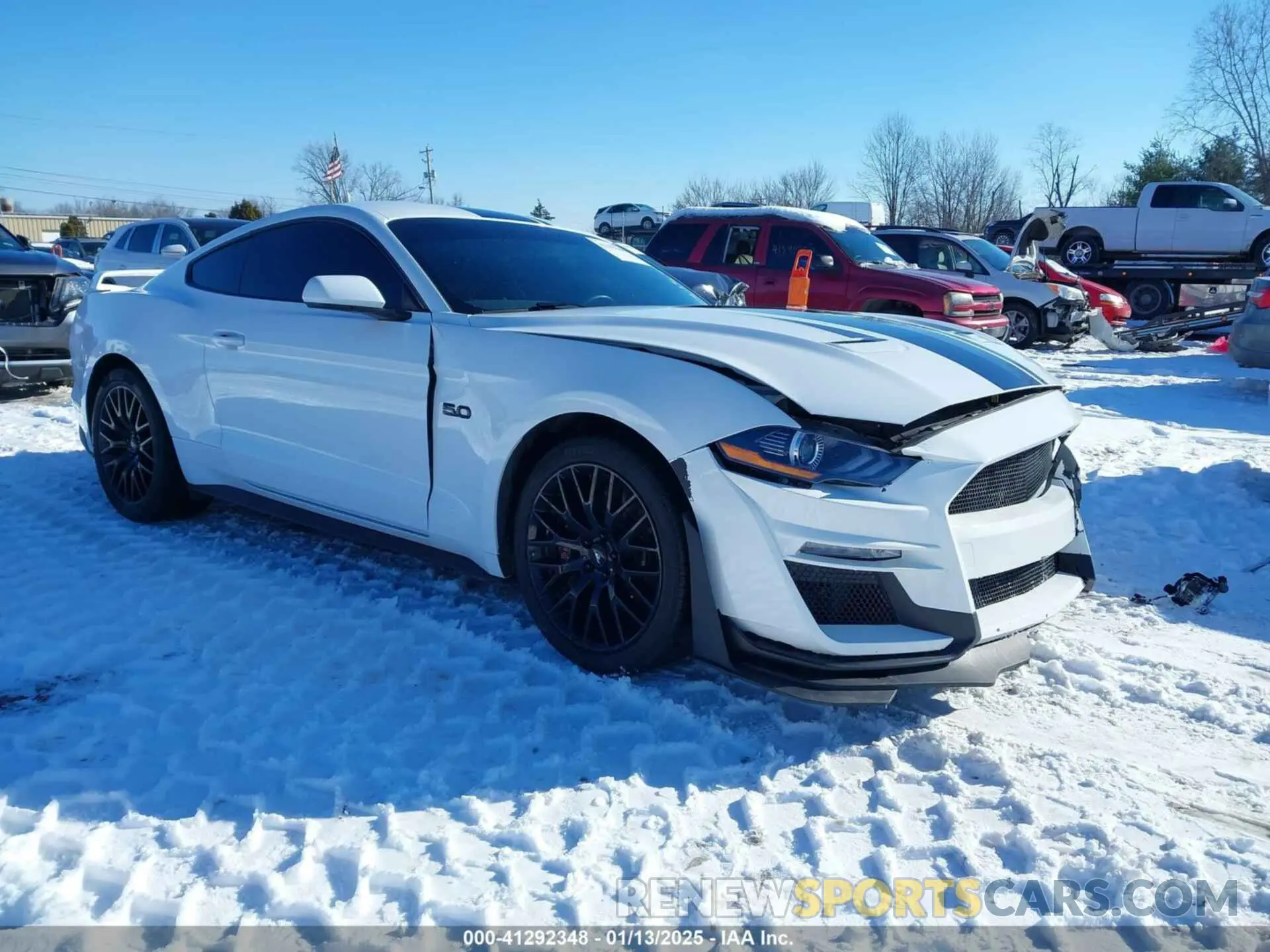 1 fotografías del automóvil dañado 1FA6P8CF9K5129953 FORD MUSTANG 2019
