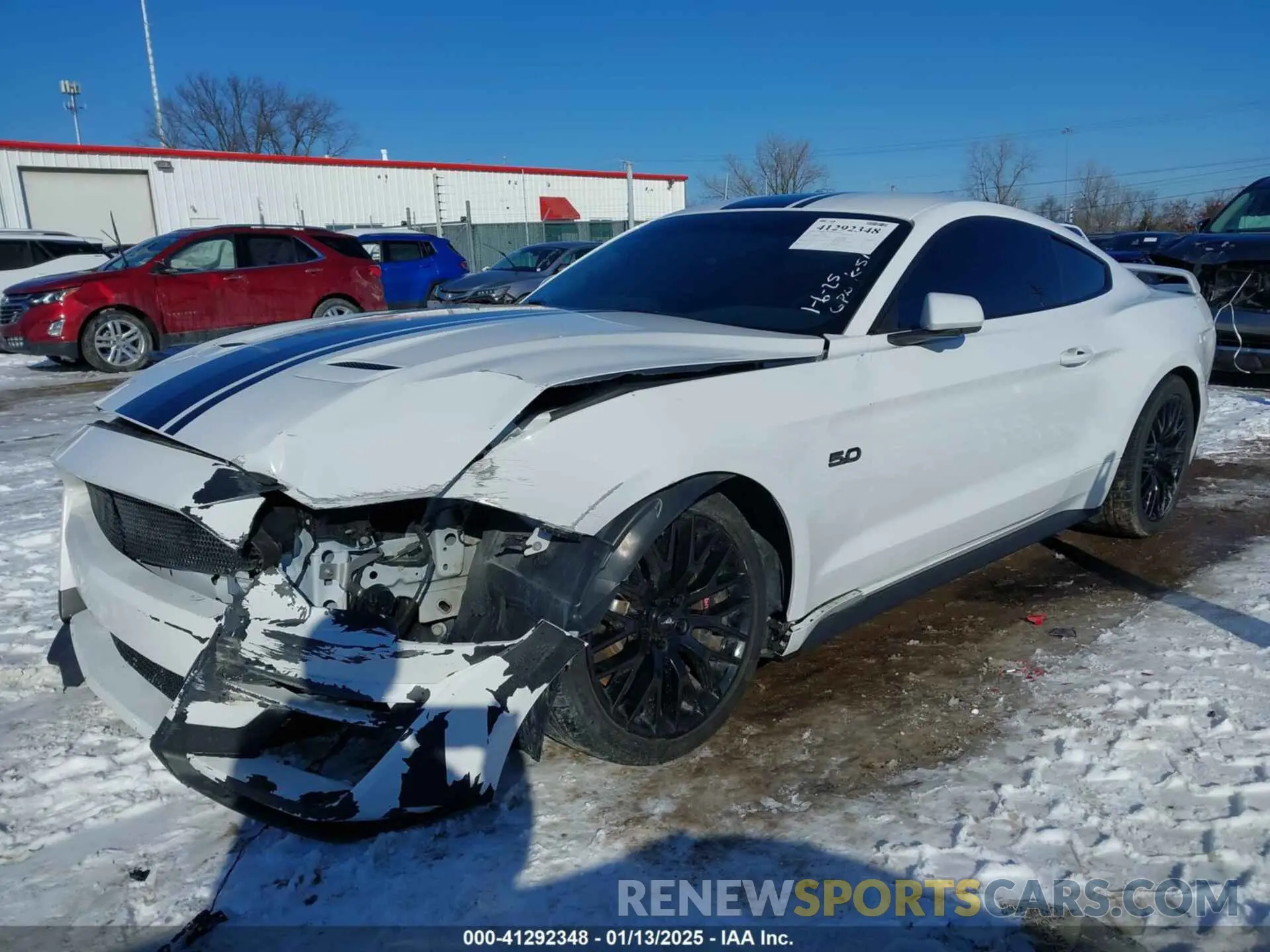 2 fotografías del automóvil dañado 1FA6P8CF9K5129953 FORD MUSTANG 2019
