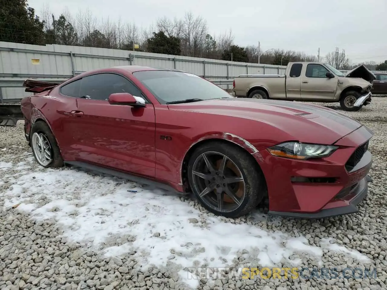 4 fotografías del automóvil dañado 1FA6P8CFXK5122283 FORD MUSTANG 2019