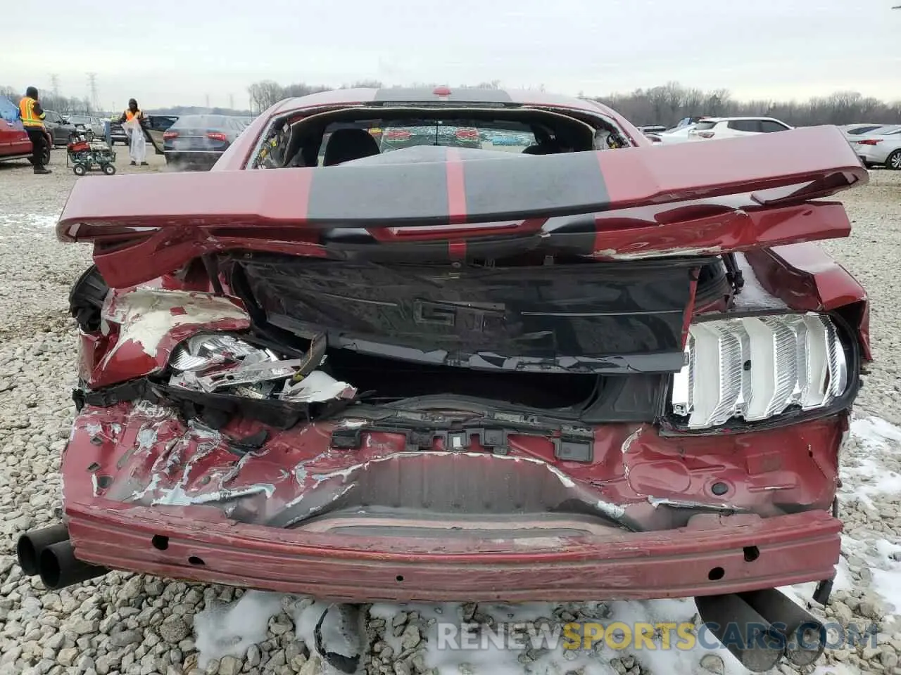 6 fotografías del automóvil dañado 1FA6P8CFXK5122283 FORD MUSTANG 2019