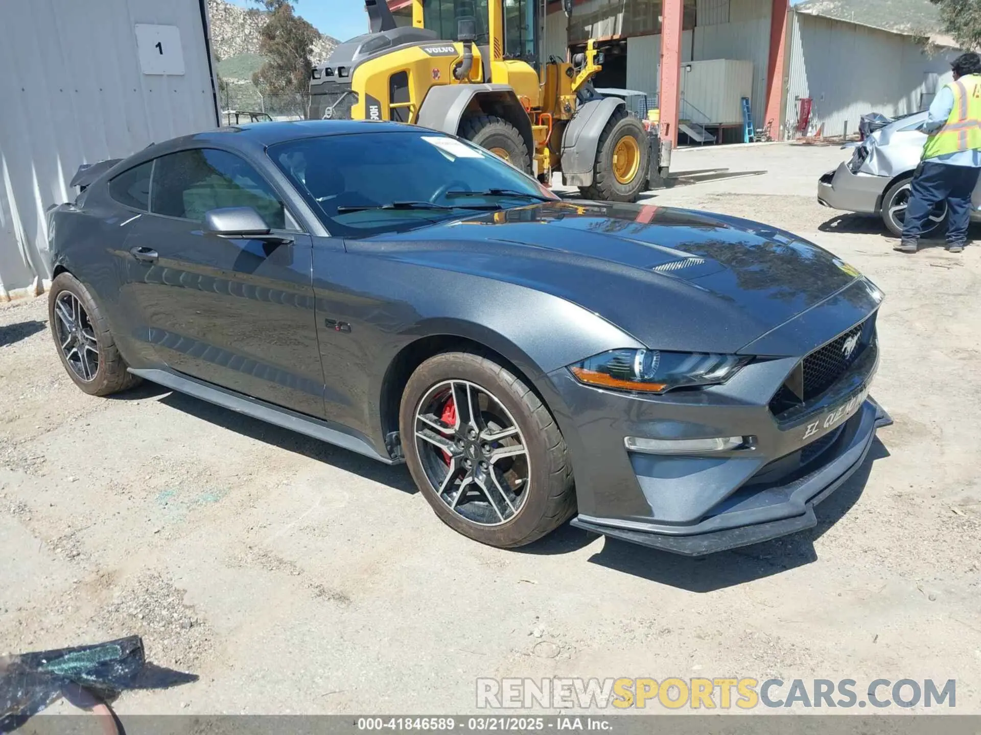 1 fotografías del automóvil dañado 1FA6P8CFXK5178319 FORD MUSTANG 2019