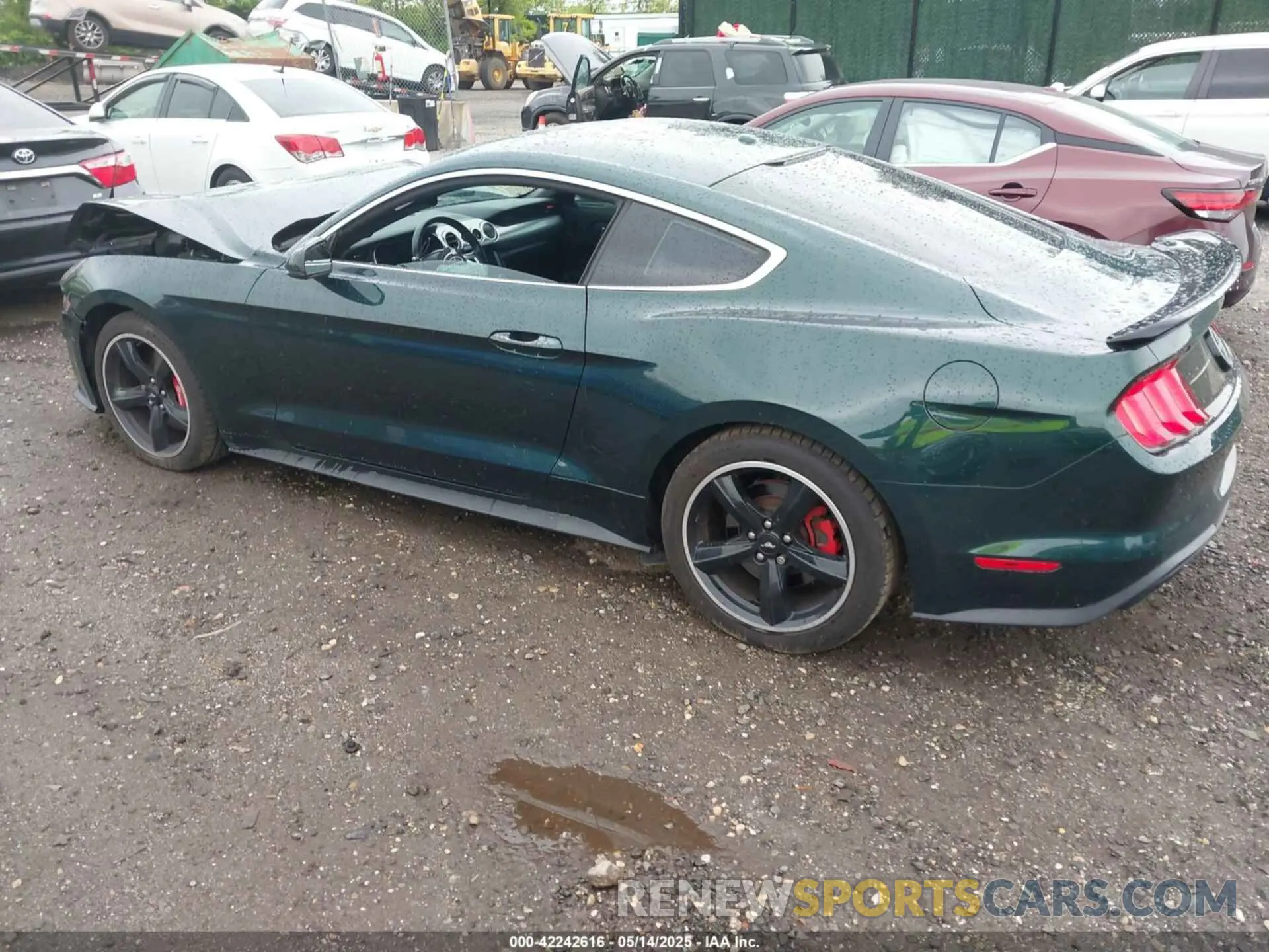 3 fotografías del automóvil dañado 1FA6P8K02K5500707 FORD MUSTANG 2019