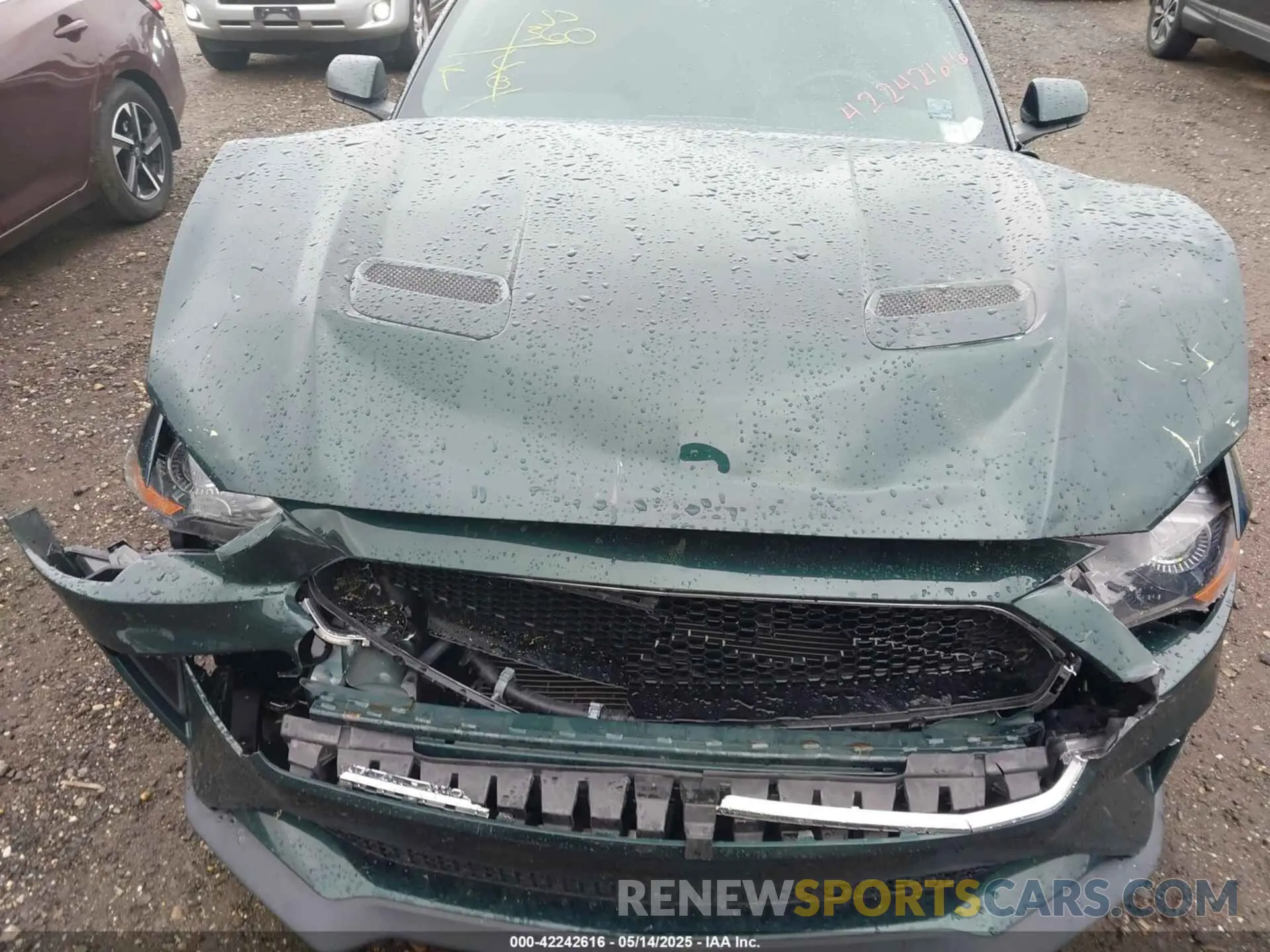 6 fotografías del automóvil dañado 1FA6P8K02K5500707 FORD MUSTANG 2019