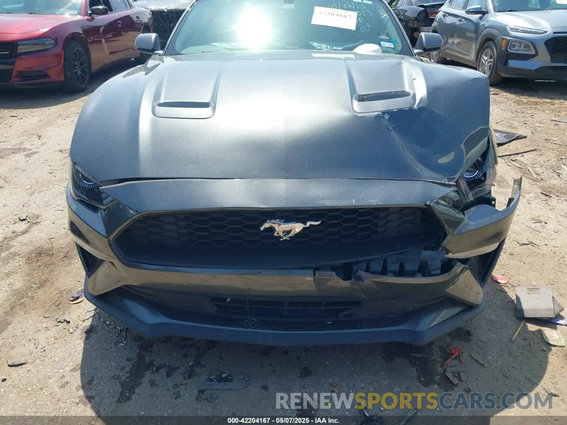 11 fotografías del automóvil dañado 1FA6P8TH1K5118026 FORD MUSTANG 2019