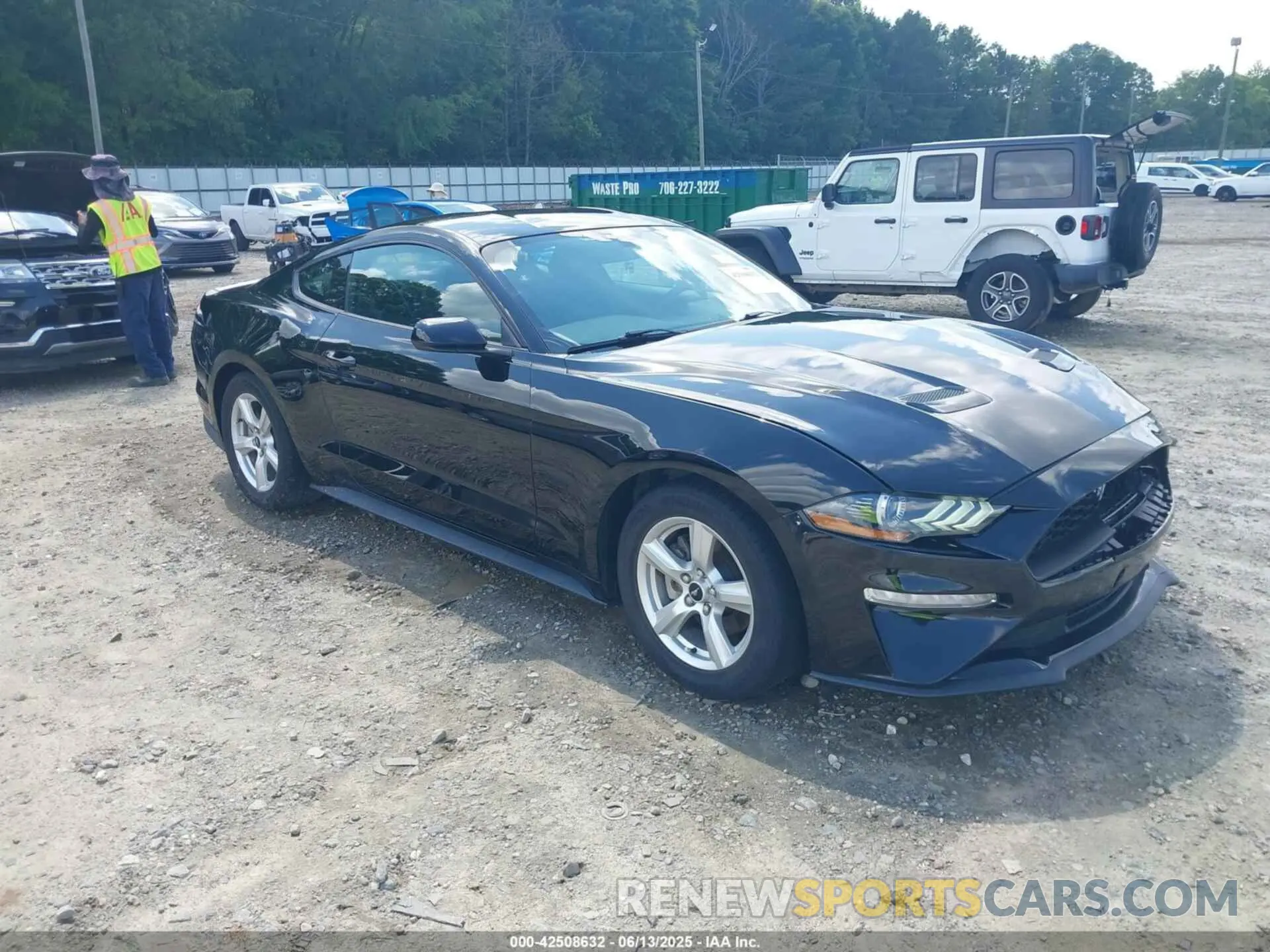 1 fotografías del automóvil dañado 1FA6P8TH1K5197214 FORD MUSTANG 2019