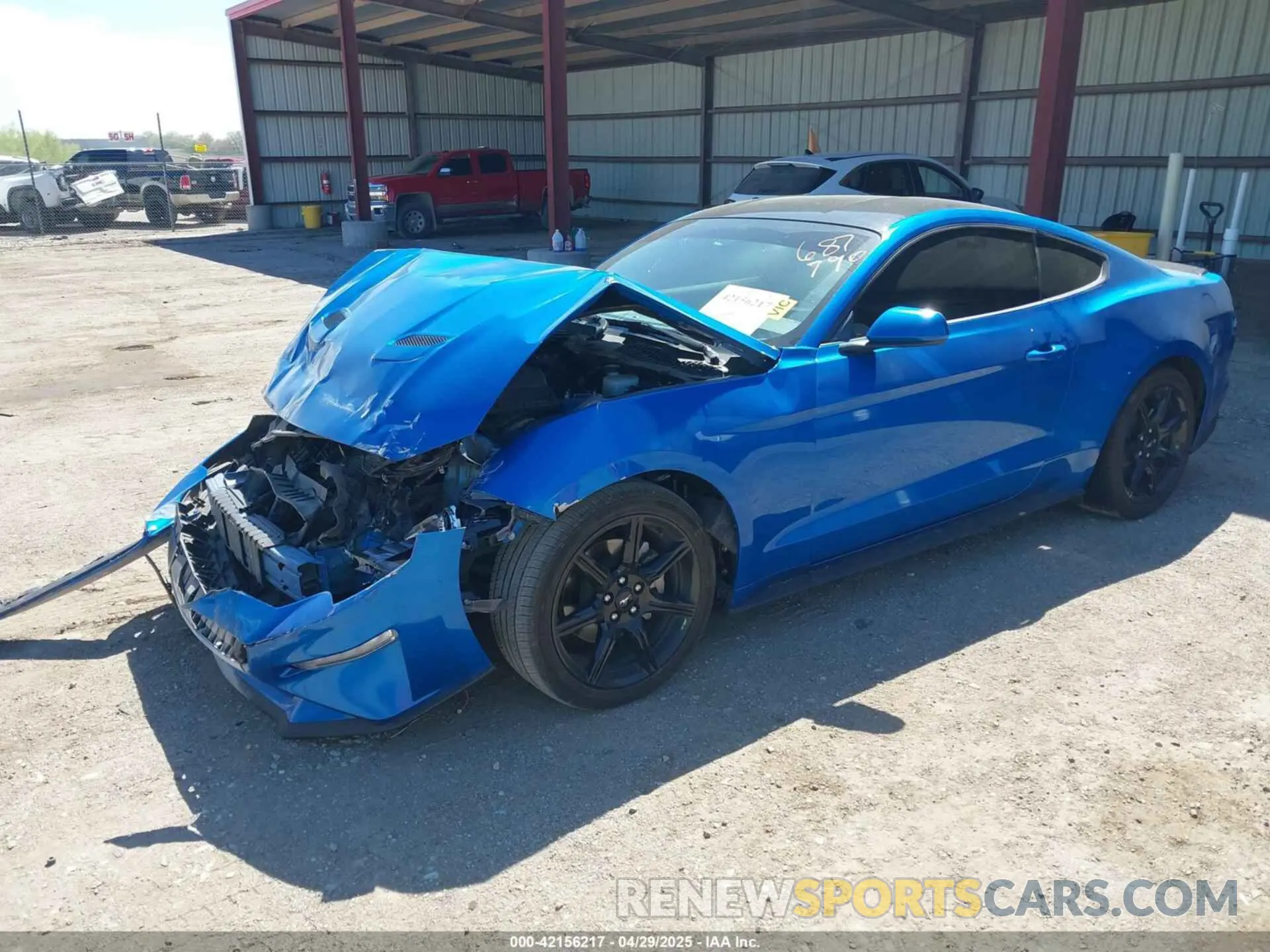 2 fotografías del automóvil dañado 1FA6P8TH2K5134462 FORD MUSTANG 2019