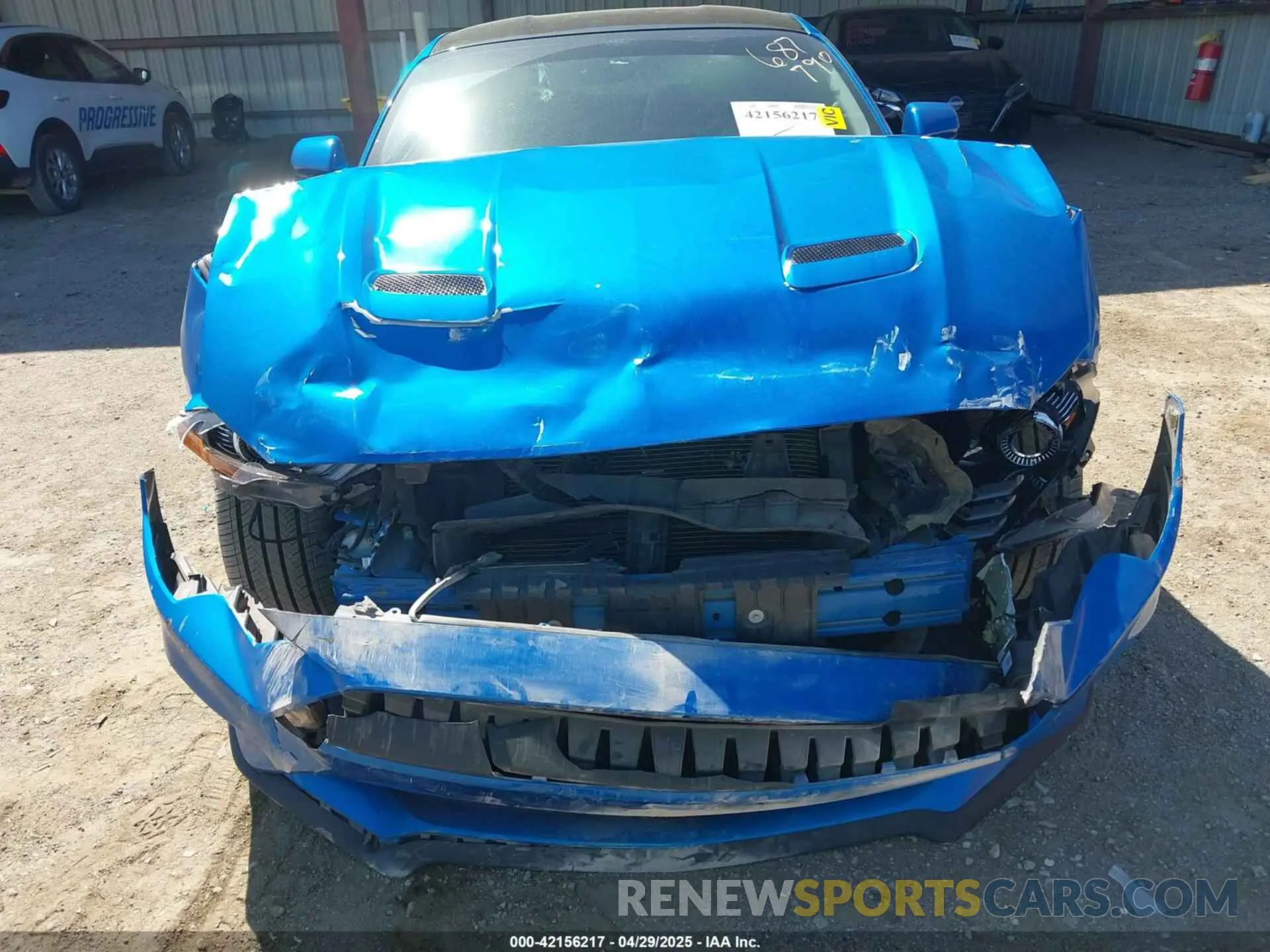 6 fotografías del automóvil dañado 1FA6P8TH2K5134462 FORD MUSTANG 2019