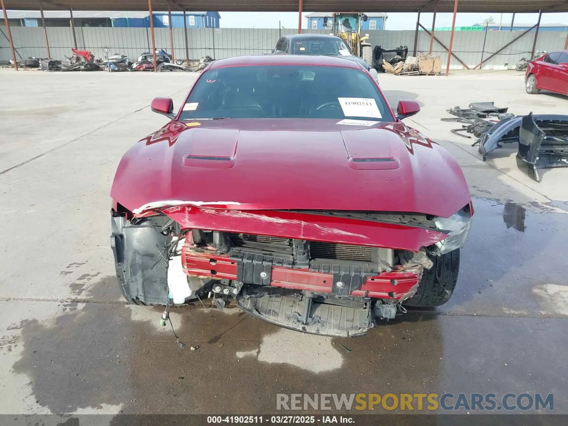 12 fotografías del automóvil dañado 1FA6P8TH2K5162097 FORD MUSTANG 2019