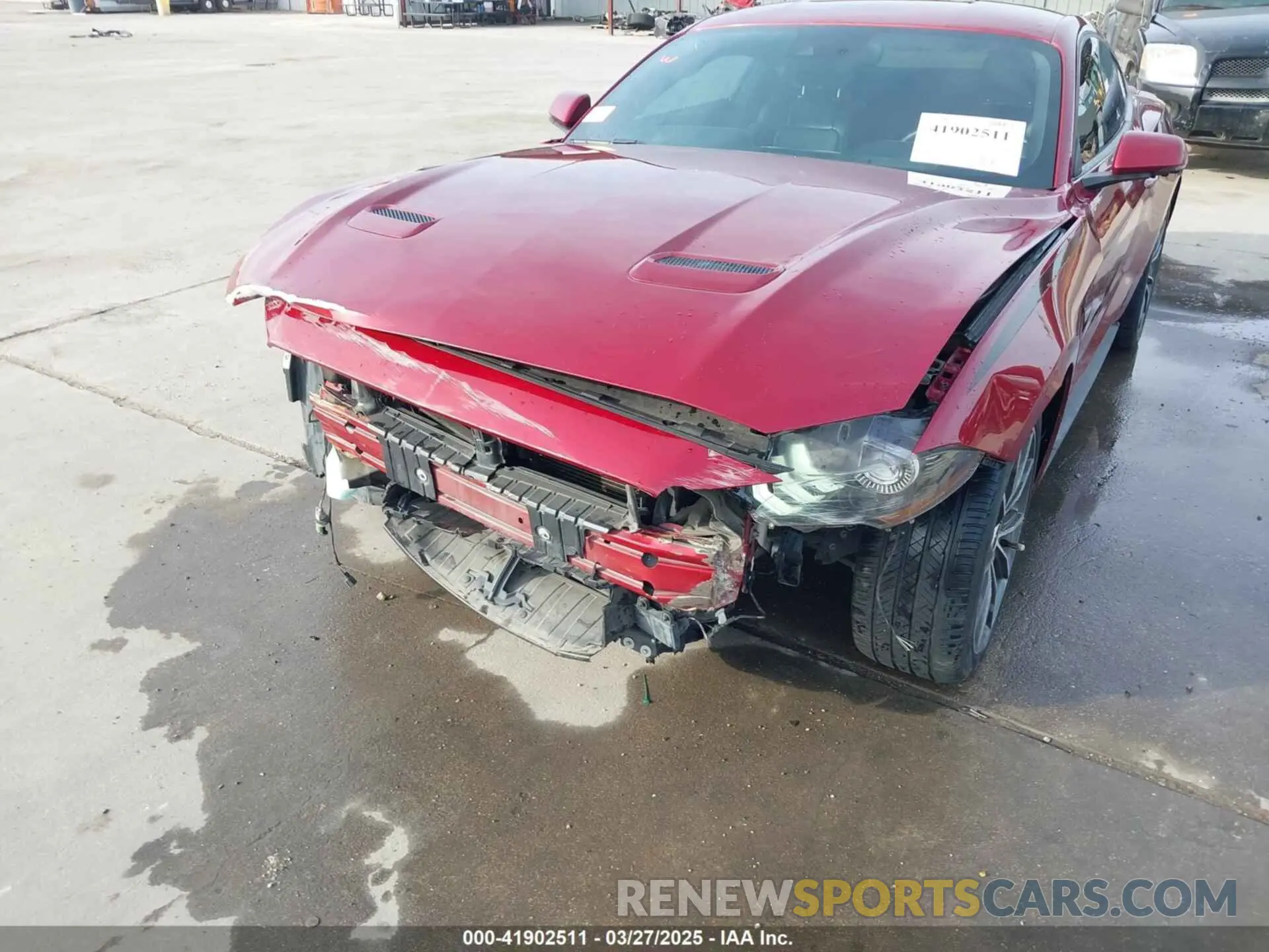 6 fotografías del automóvil dañado 1FA6P8TH2K5162097 FORD MUSTANG 2019