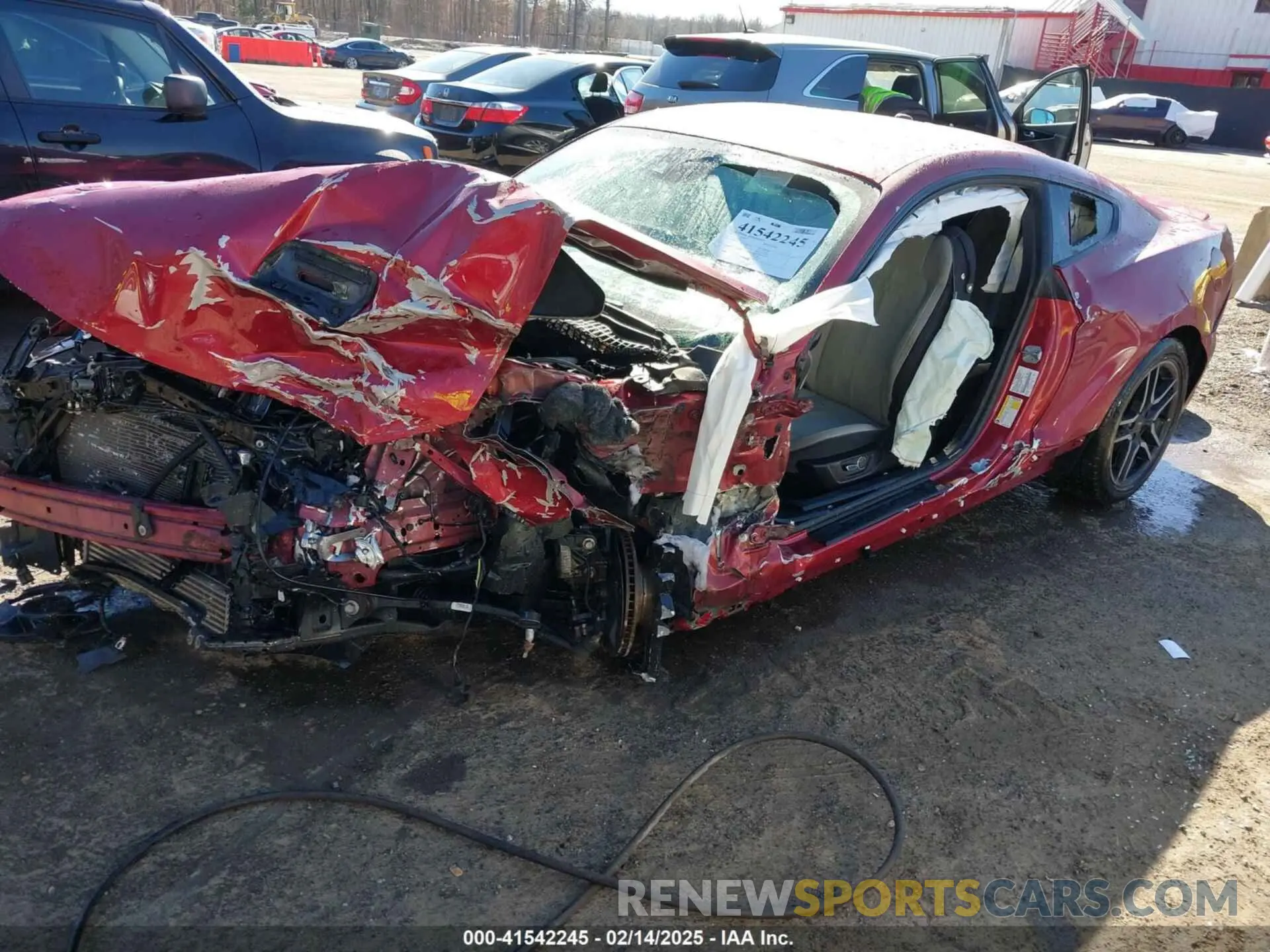 2 fotografías del automóvil dañado 1FA6P8TH3K5117315 FORD MUSTANG 2019