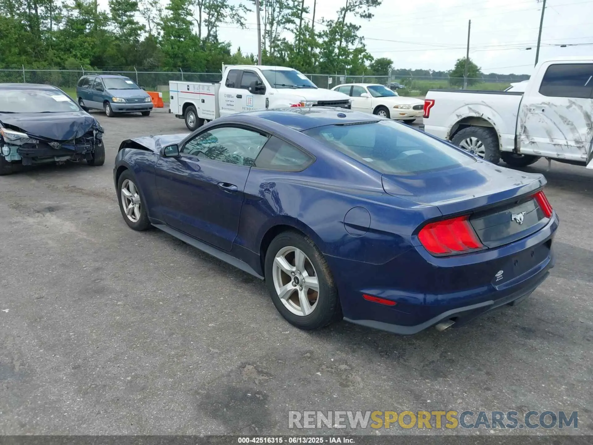 3 fotografías del automóvil dañado 1FA6P8TH3K5174131 FORD MUSTANG 2019
