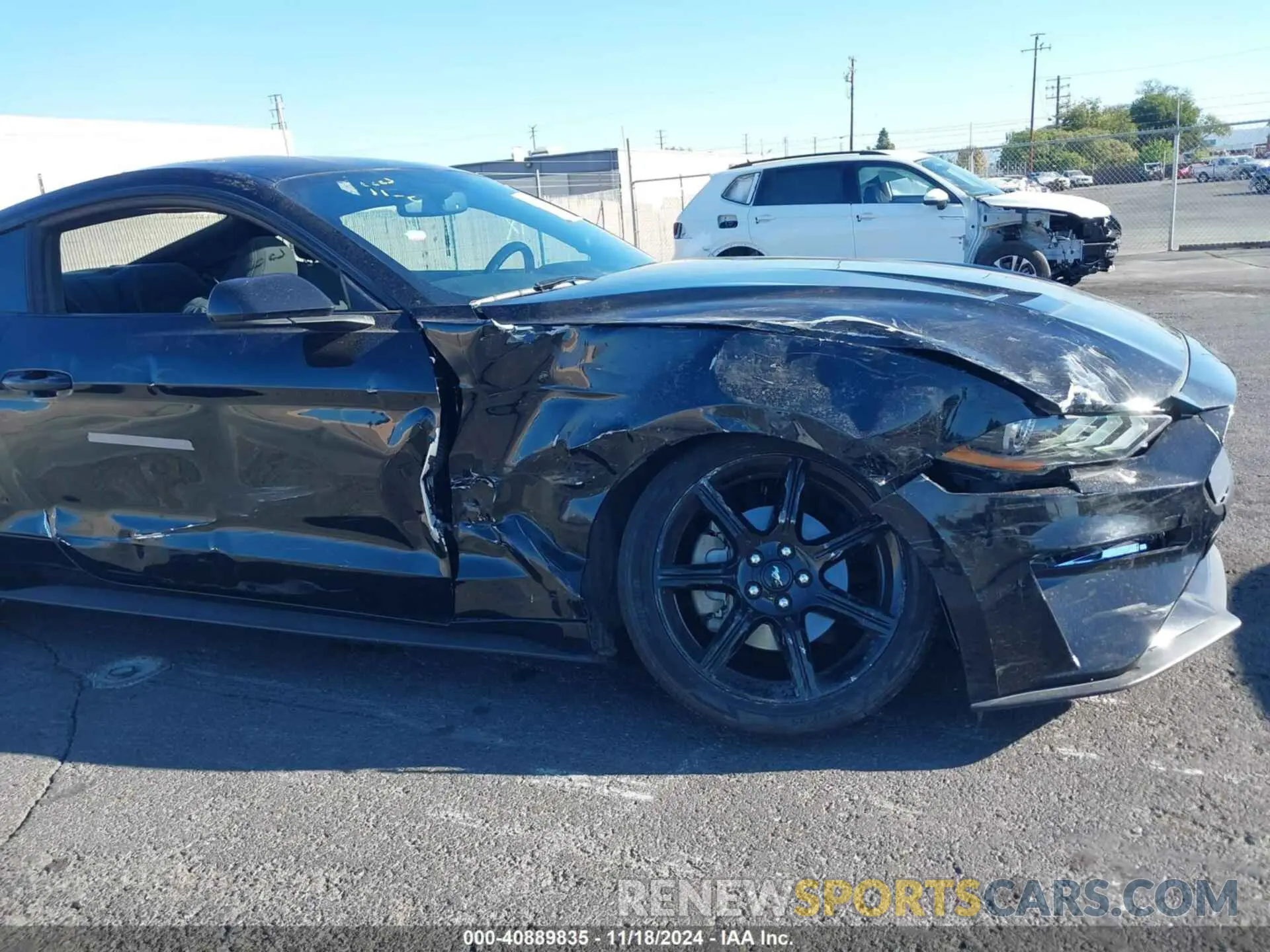 6 fotografías del automóvil dañado 1FA6P8TH3K5185937 FORD MUSTANG 2019