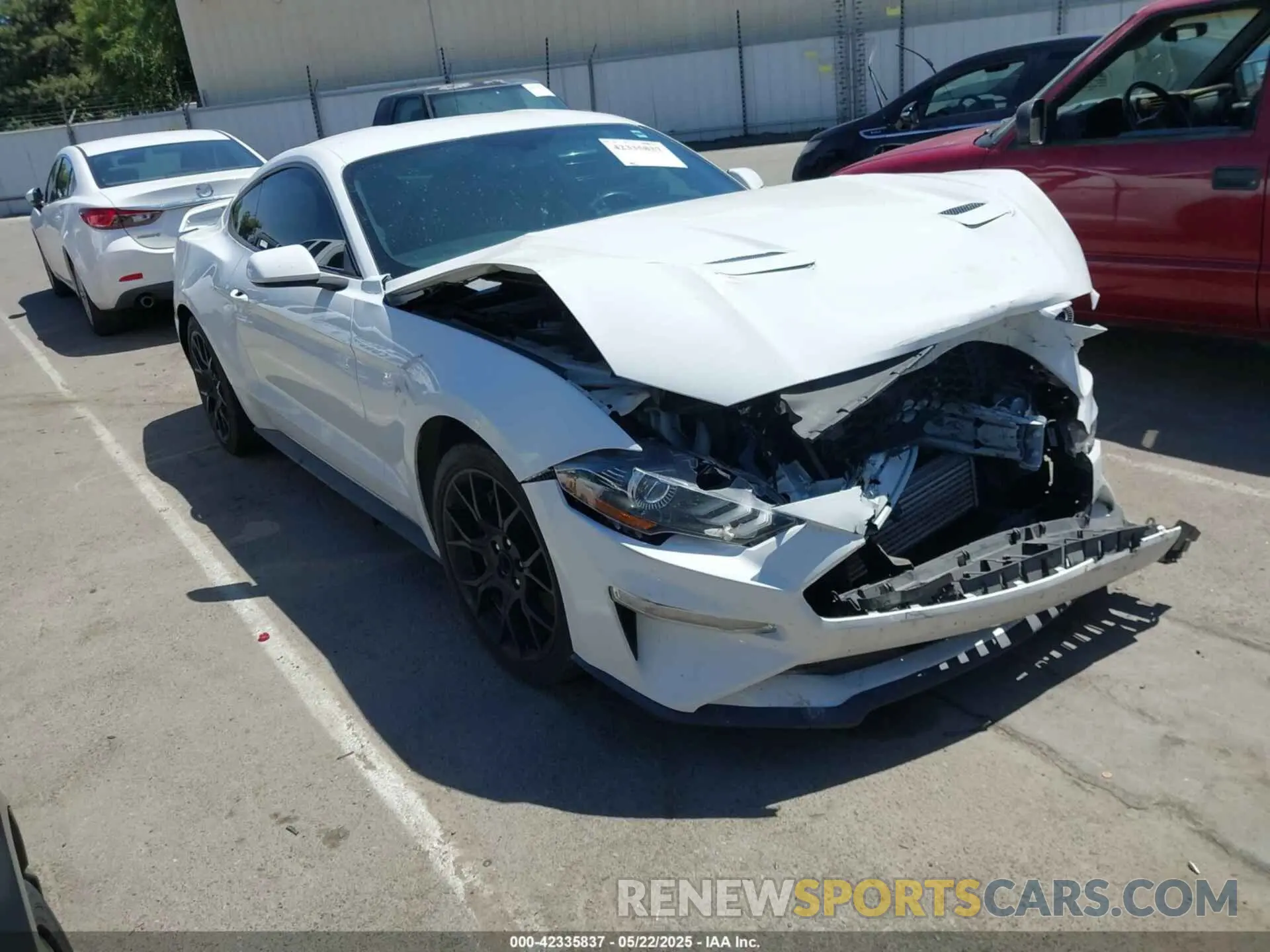 1 fotografías del automóvil dañado 1FA6P8TH4K5131093 FORD MUSTANG 2019
