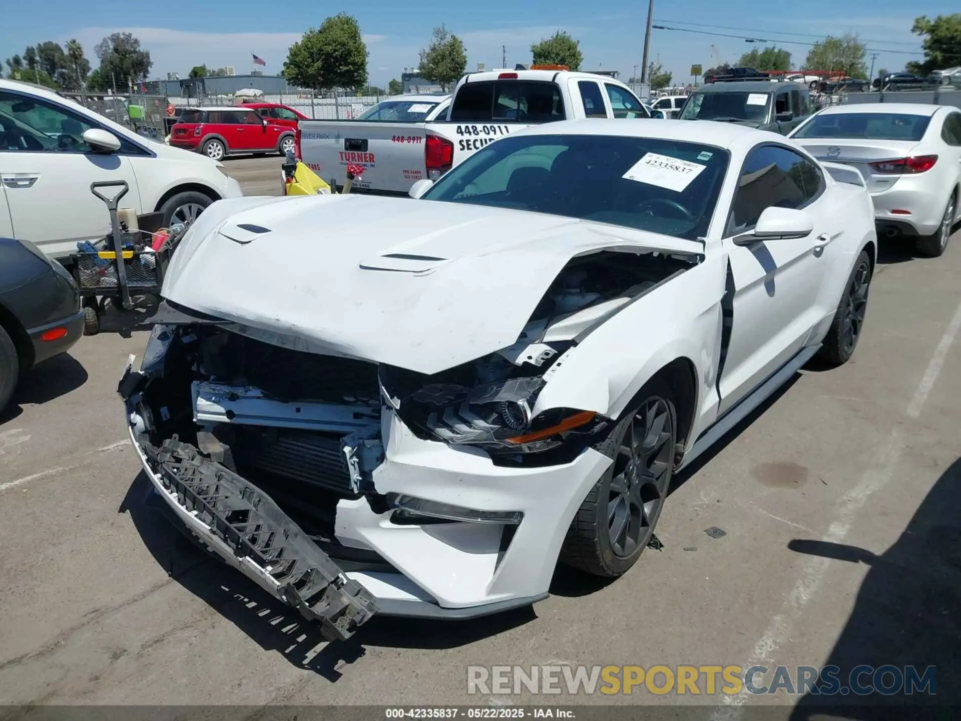 2 fotografías del automóvil dañado 1FA6P8TH4K5131093 FORD MUSTANG 2019