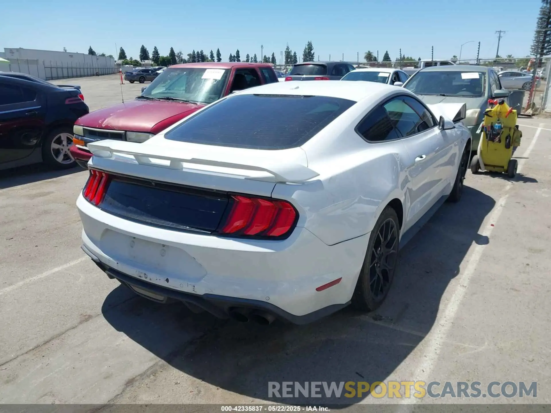 4 fotografías del automóvil dañado 1FA6P8TH4K5131093 FORD MUSTANG 2019