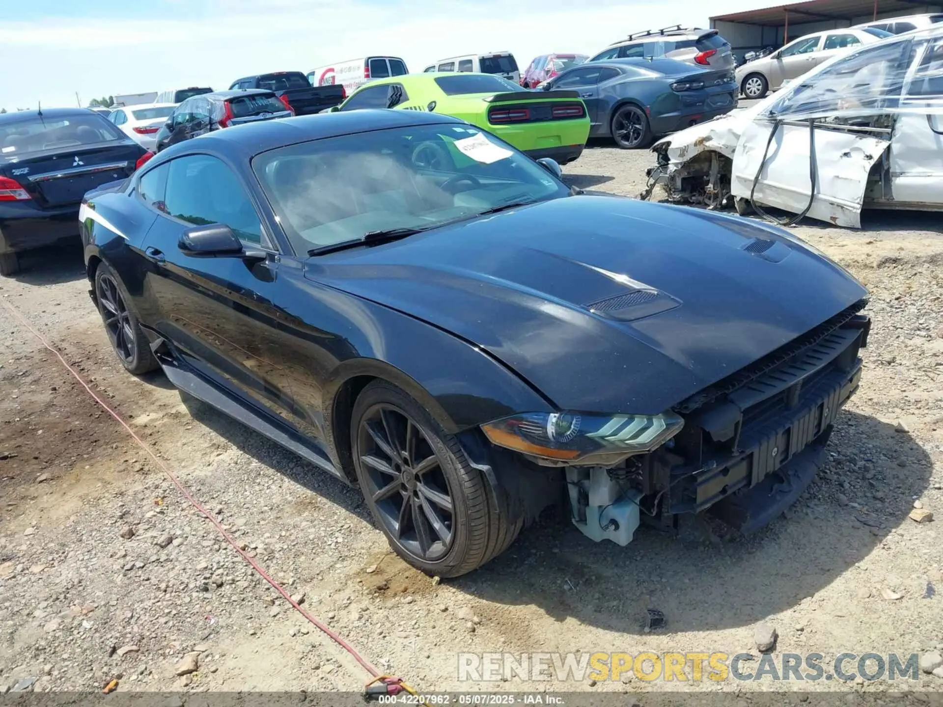 1 fotografías del automóvil dañado 1FA6P8TH4K5159573 FORD MUSTANG 2019