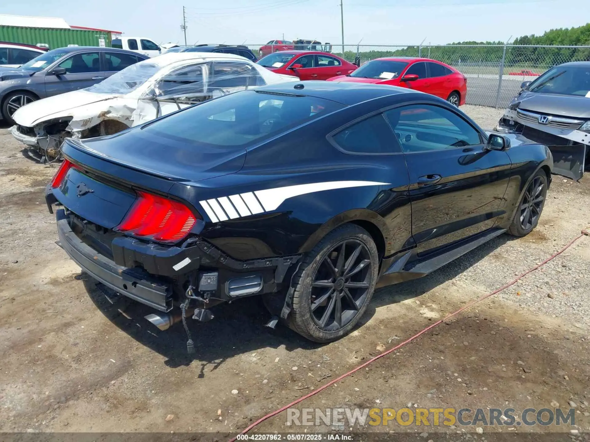 4 fotografías del automóvil dañado 1FA6P8TH4K5159573 FORD MUSTANG 2019