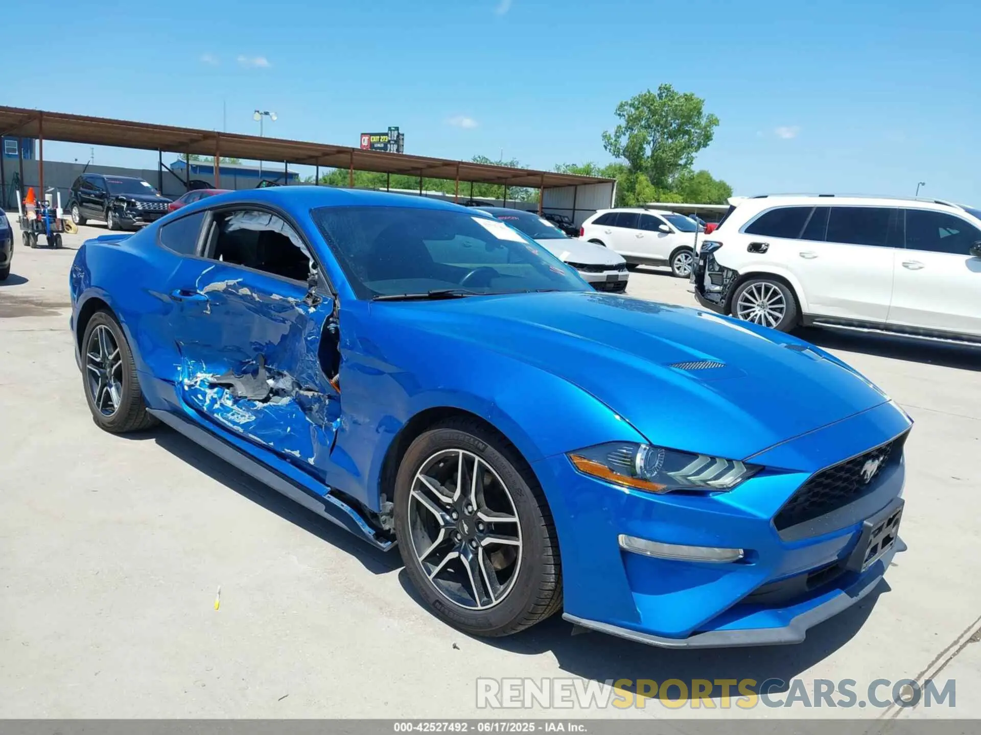 1 fotografías del automóvil dañado 1FA6P8TH4K5201515 FORD MUSTANG 2019