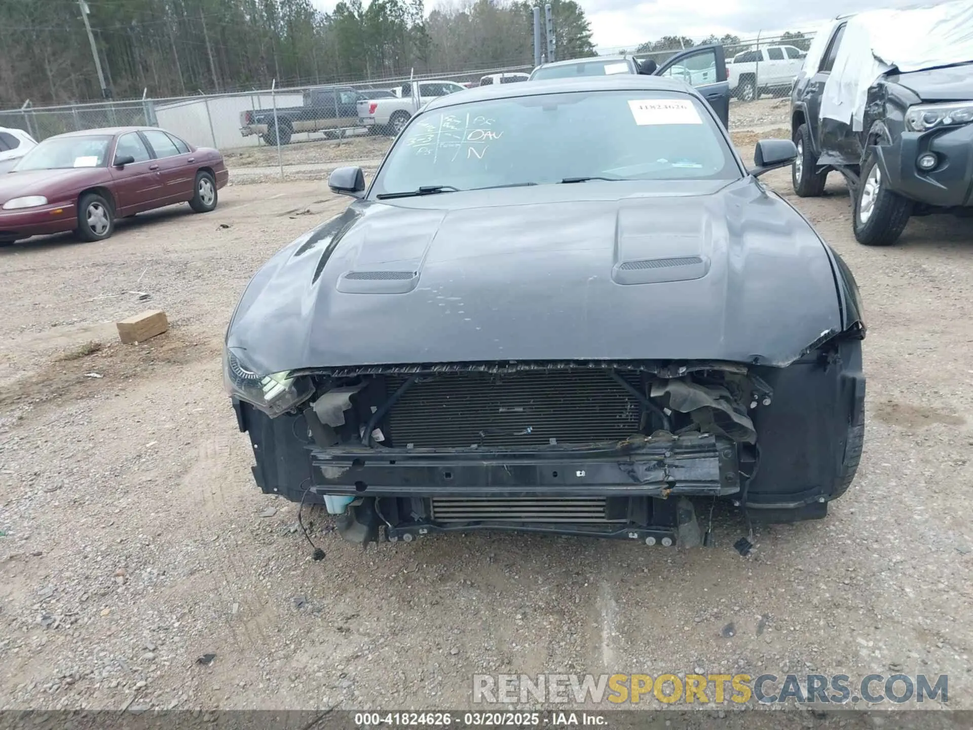 6 fotografías del automóvil dañado 1FA6P8TH6K5166654 FORD MUSTANG 2019