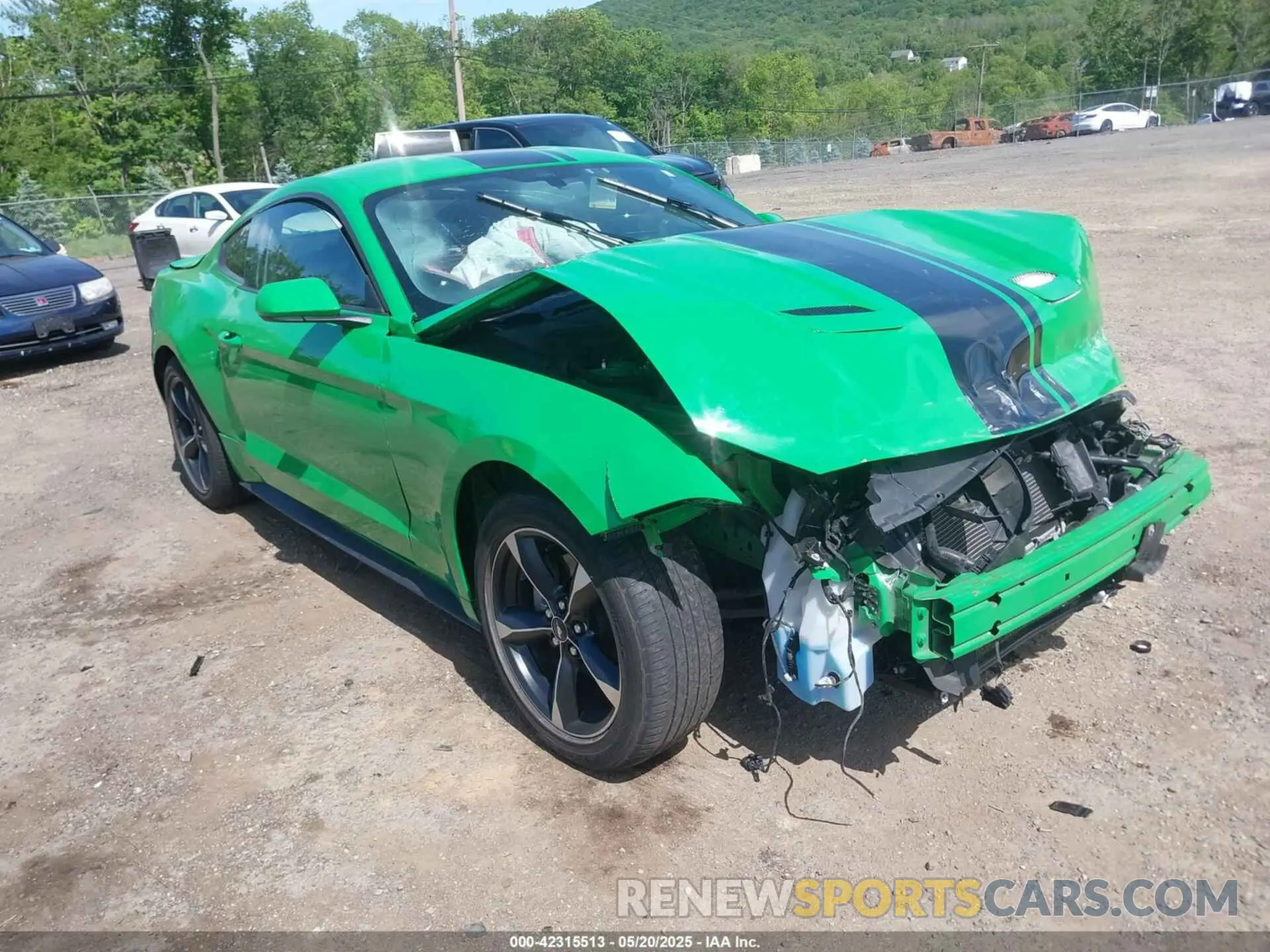 1 fotografías del automóvil dañado 1FA6P8TH6K5198844 FORD MUSTANG 2019