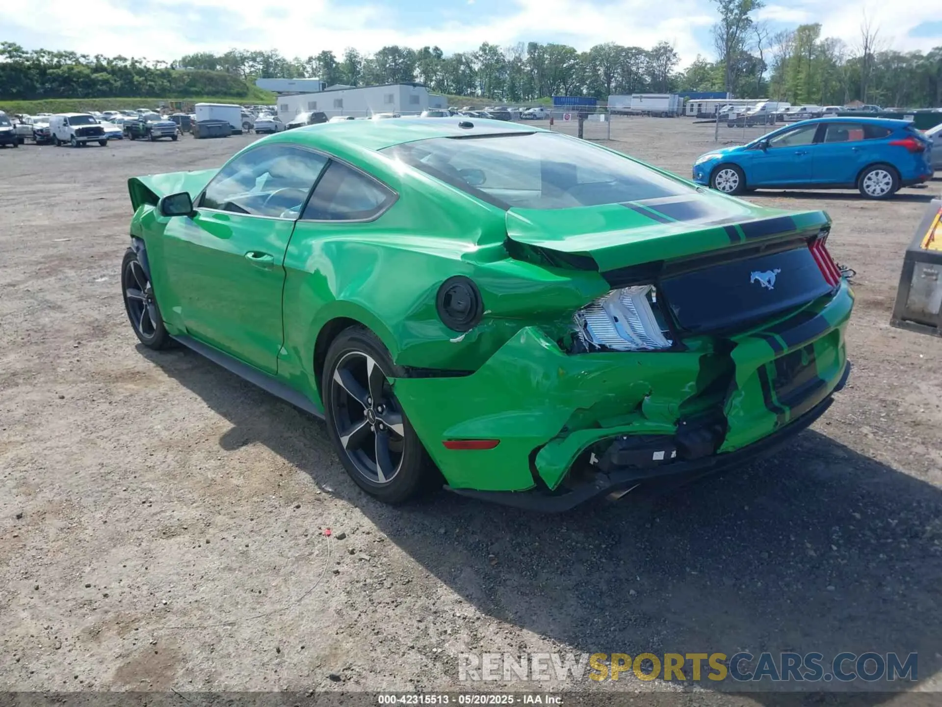 3 fotografías del automóvil dañado 1FA6P8TH6K5198844 FORD MUSTANG 2019