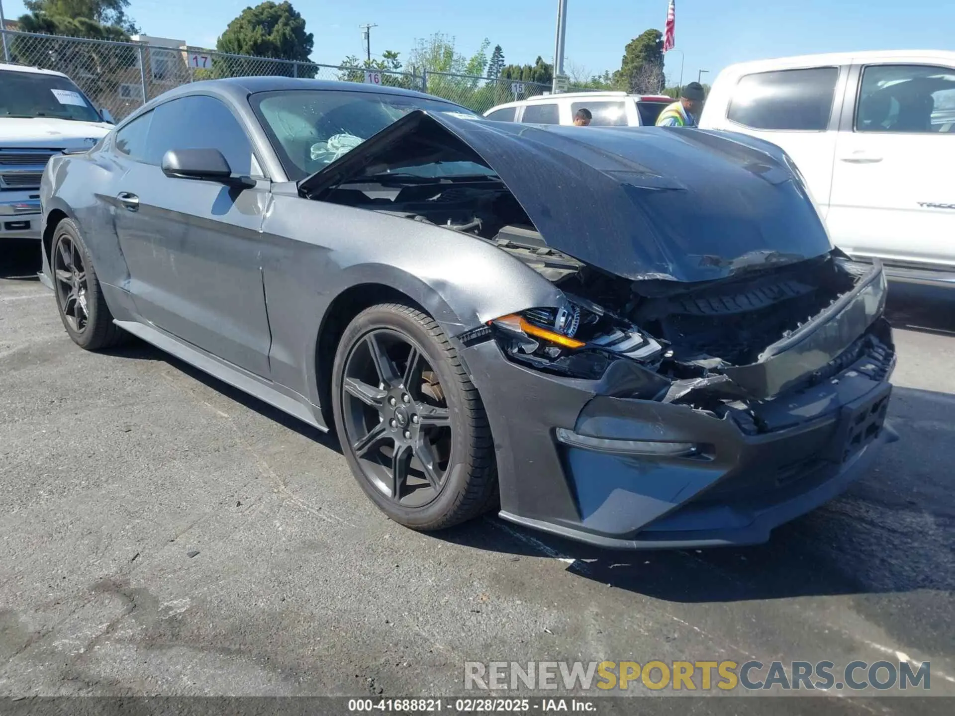 1 fotografías del automóvil dañado 1FA6P8TH8K5106195 FORD MUSTANG 2019