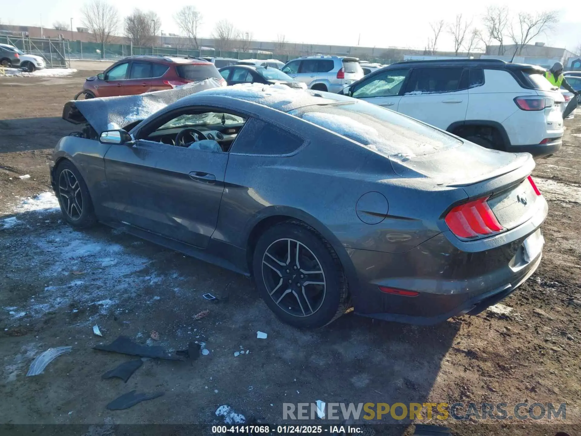 3 fotografías del automóvil dañado 1FA6P8TH8K5111588 FORD MUSTANG 2019