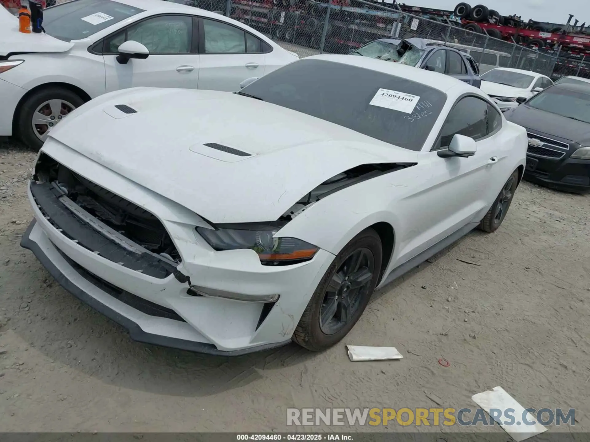2 fotografías del automóvil dañado 1FA6P8TH8K5174111 FORD MUSTANG 2019