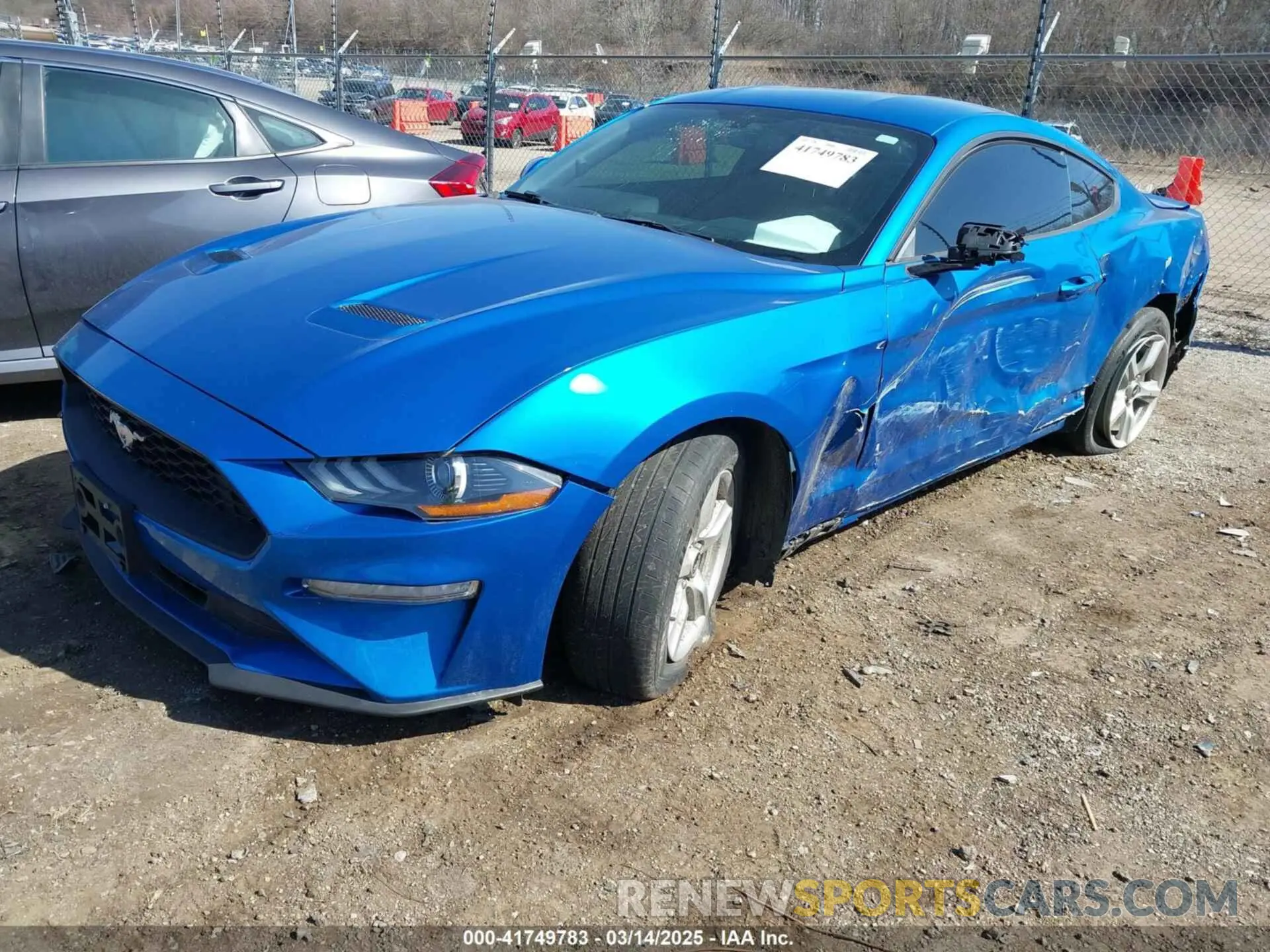 2 fotografías del automóvil dañado 1FA6P8TH8K5185206 FORD MUSTANG 2019