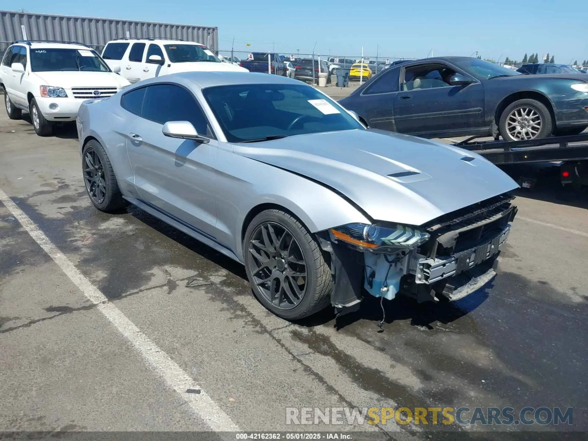 1 fotografías del automóvil dañado 1FA6P8TH8K5194620 FORD MUSTANG 2019