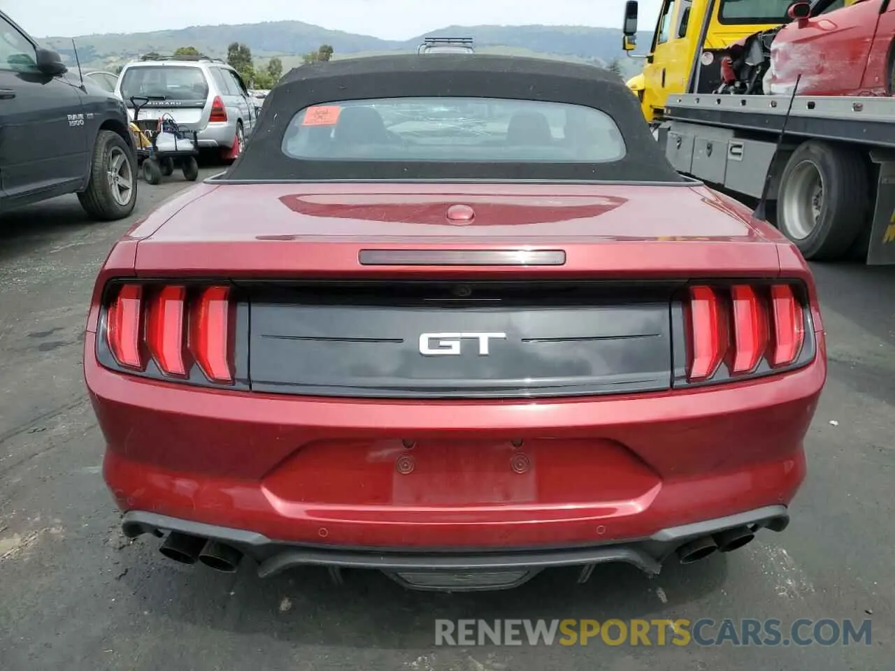 6 fotografías del automóvil dañado 1FATP8FF4K5193350 FORD MUSTANG 2019