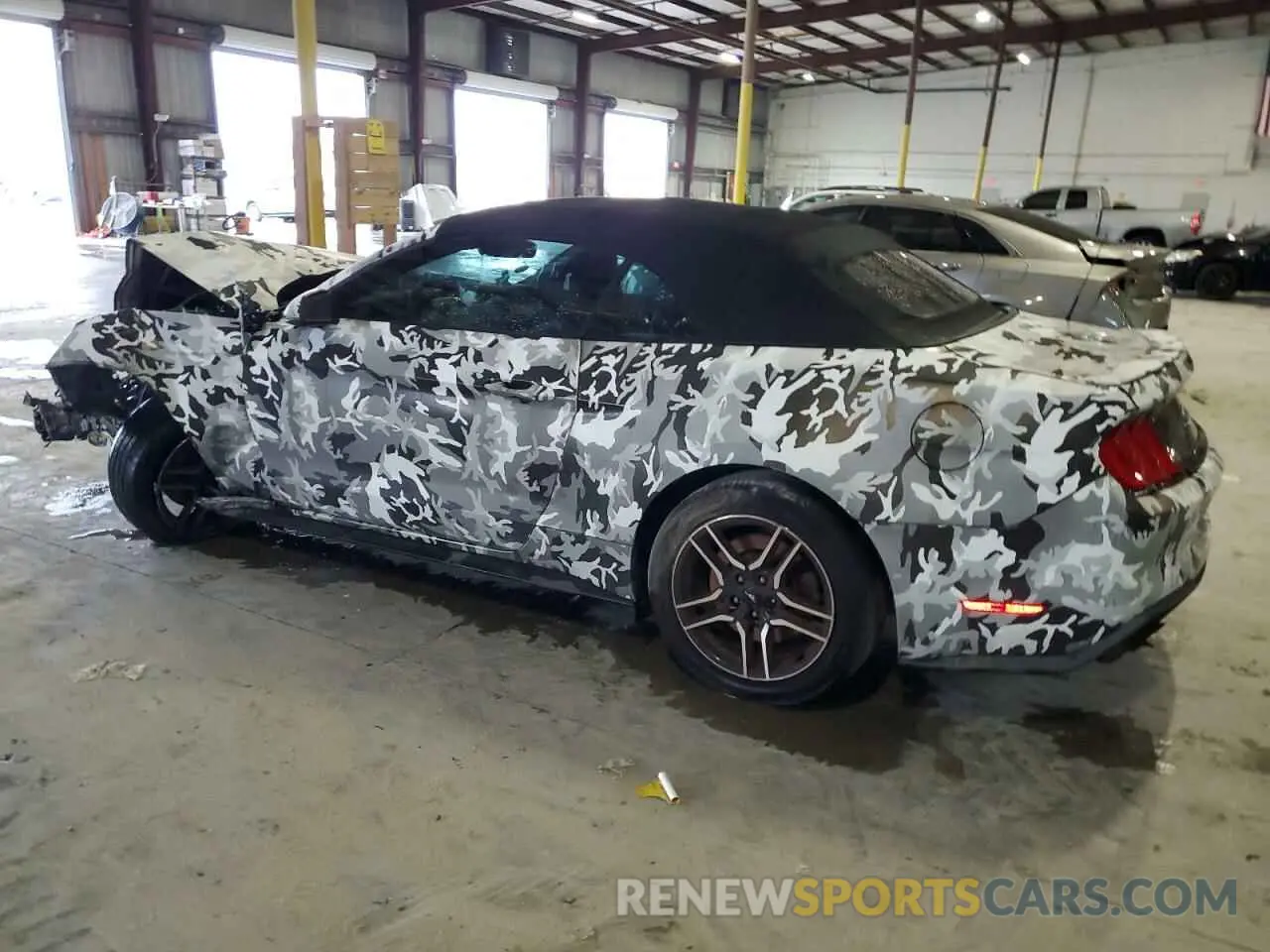 2 fotografías del automóvil dañado 1FATP8FF7K5149357 FORD MUSTANG 2019