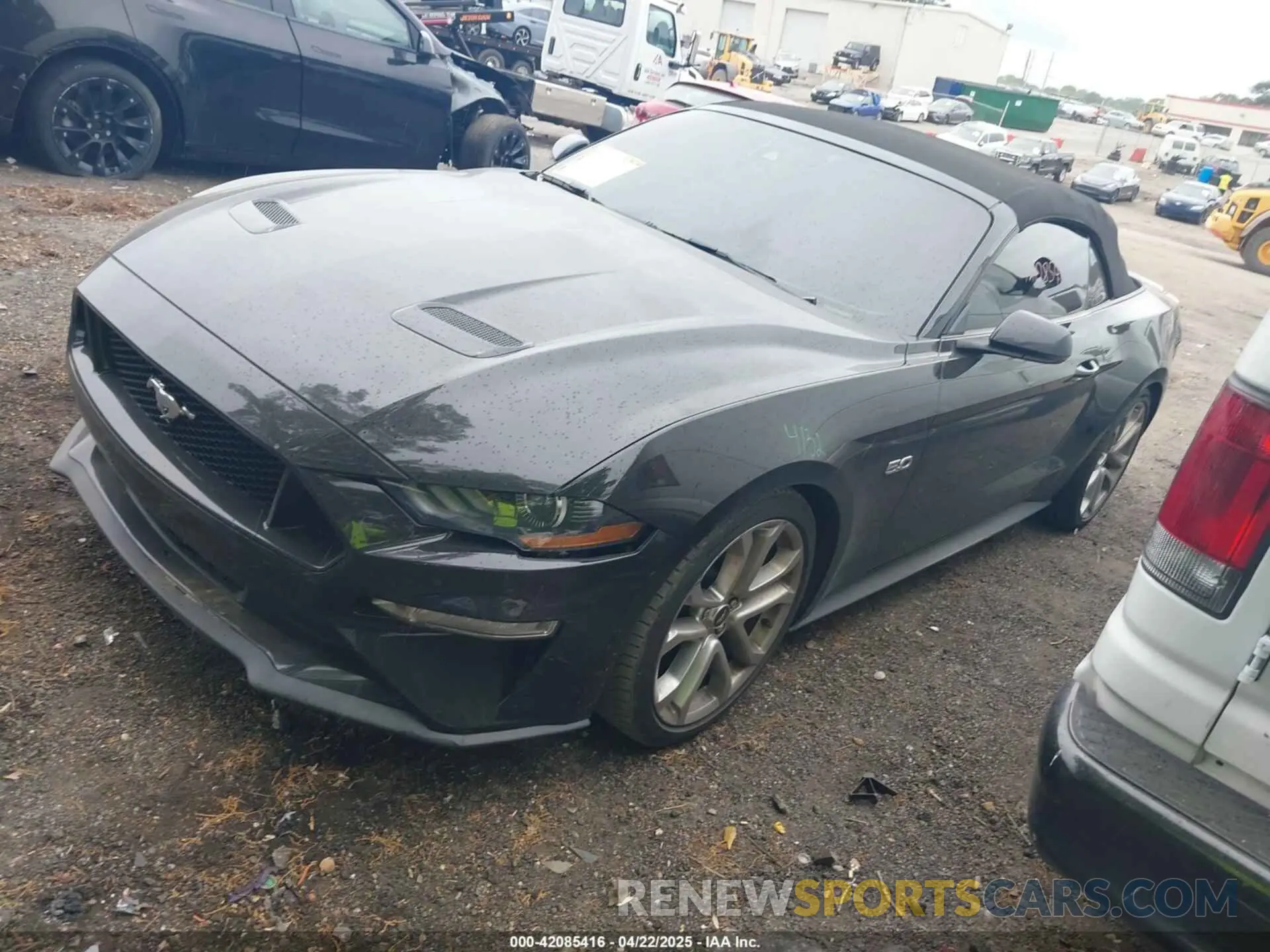 2 fotografías del automóvil dañado 1FATP8FF8K5202115 FORD MUSTANG 2019