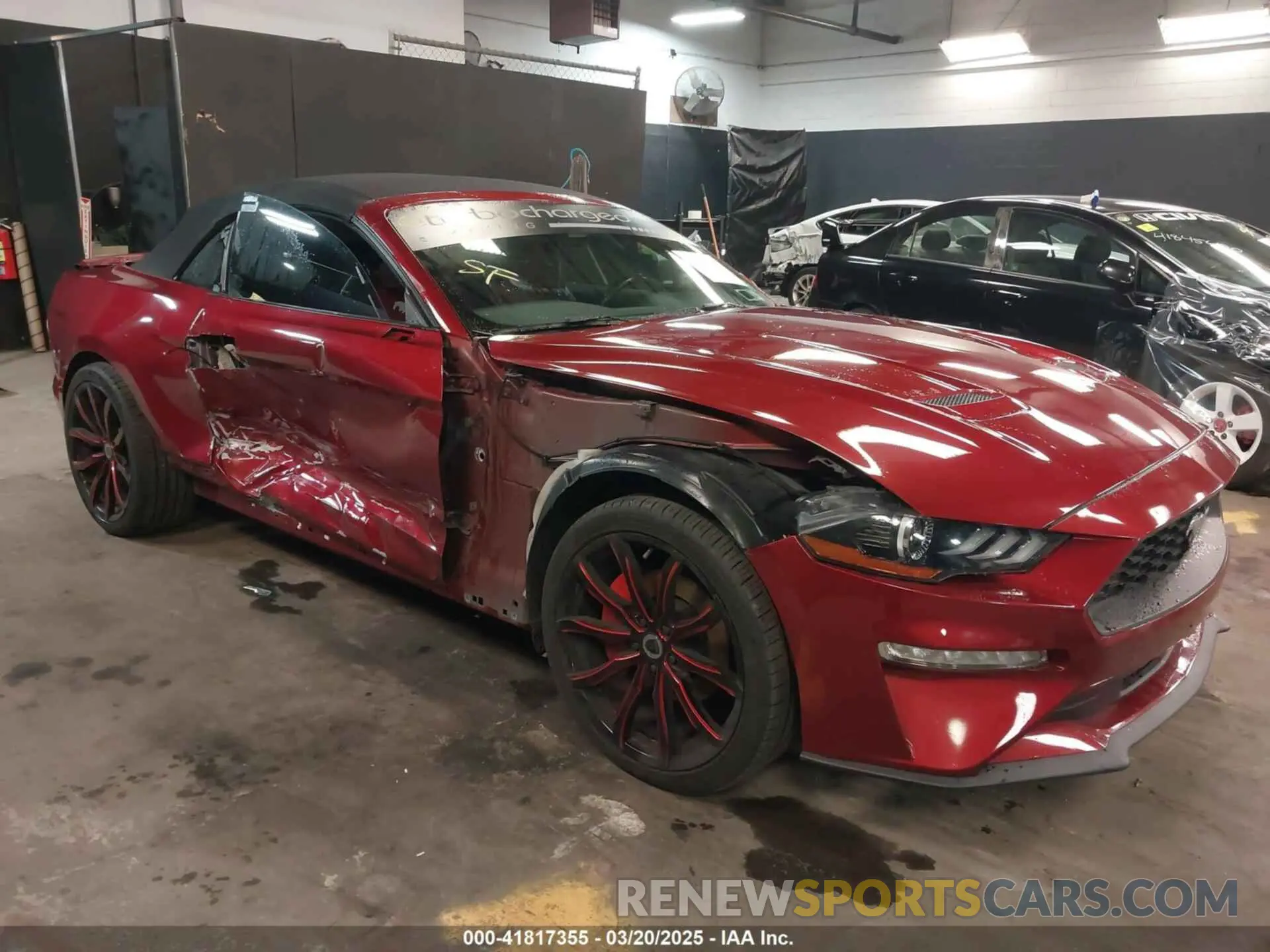 1 fotografías del automóvil dañado 1FATP8UH2K5205502 FORD MUSTANG 2019