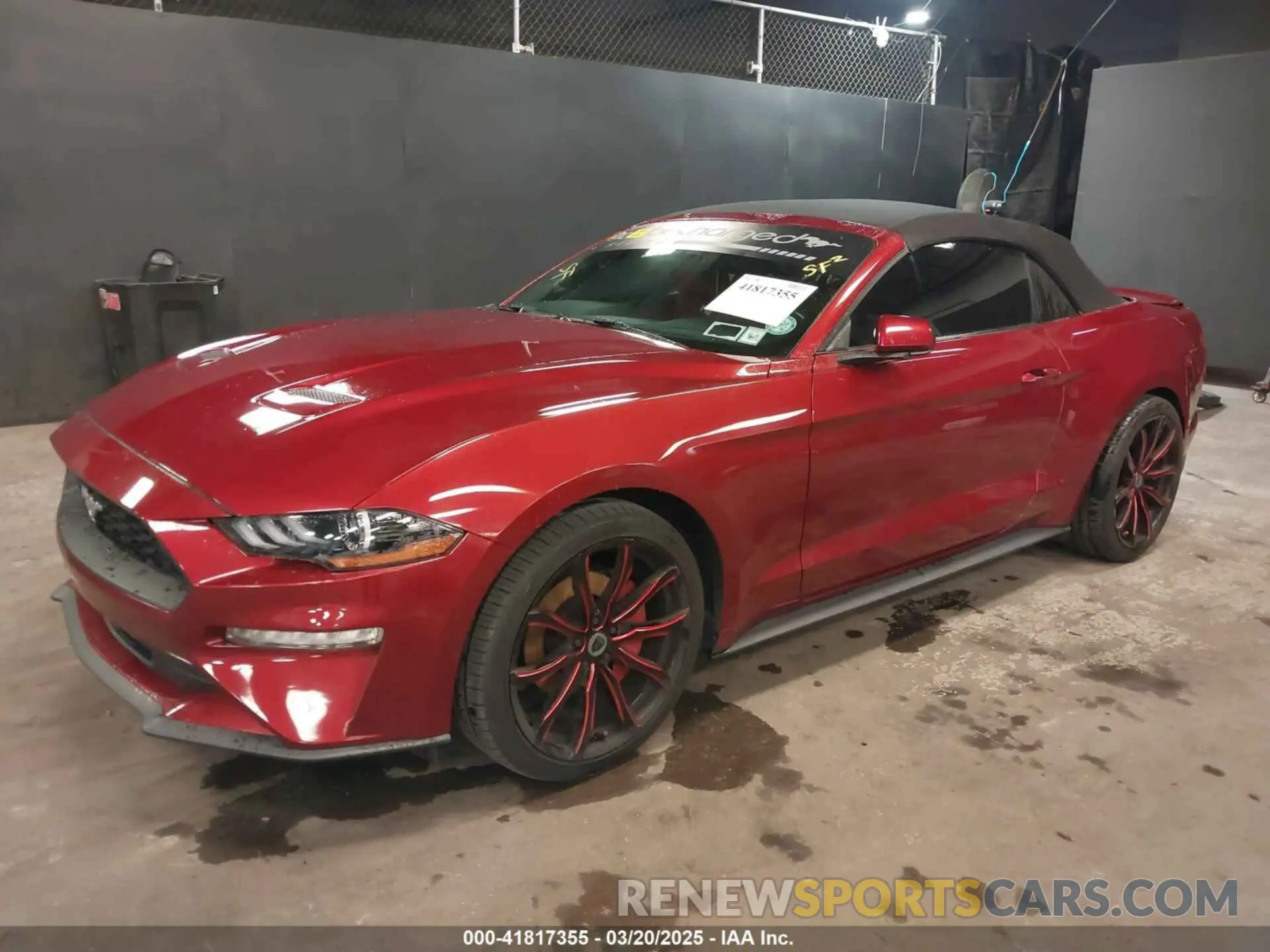 2 fotografías del automóvil dañado 1FATP8UH2K5205502 FORD MUSTANG 2019