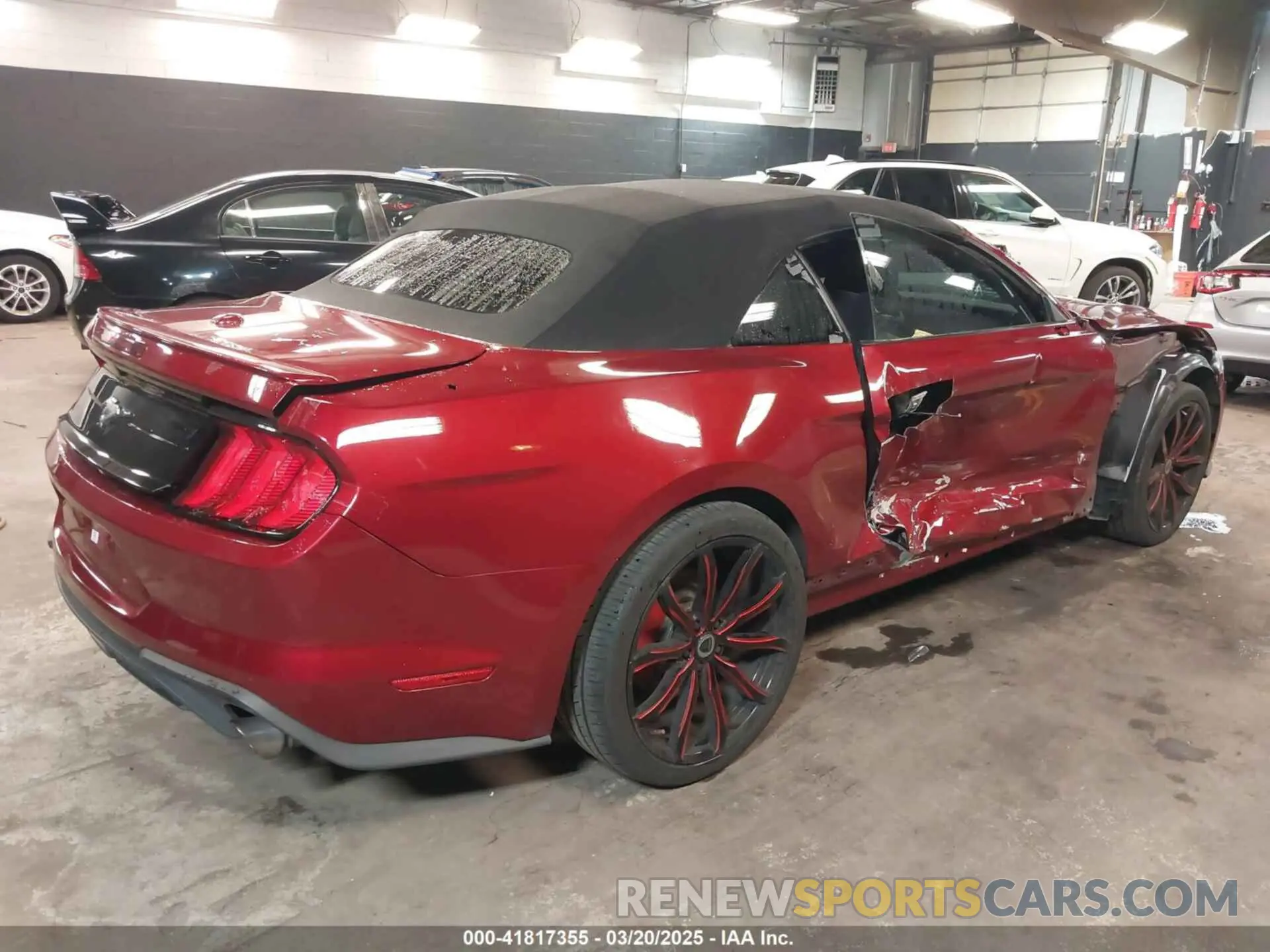 4 fotografías del automóvil dañado 1FATP8UH2K5205502 FORD MUSTANG 2019