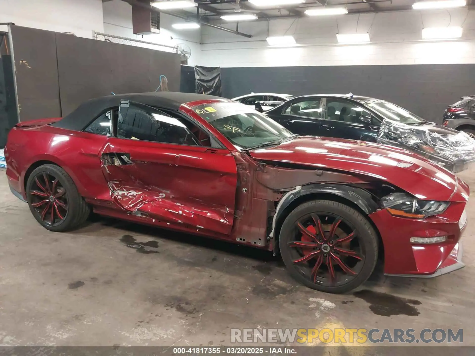 6 fotografías del automóvil dañado 1FATP8UH2K5205502 FORD MUSTANG 2019